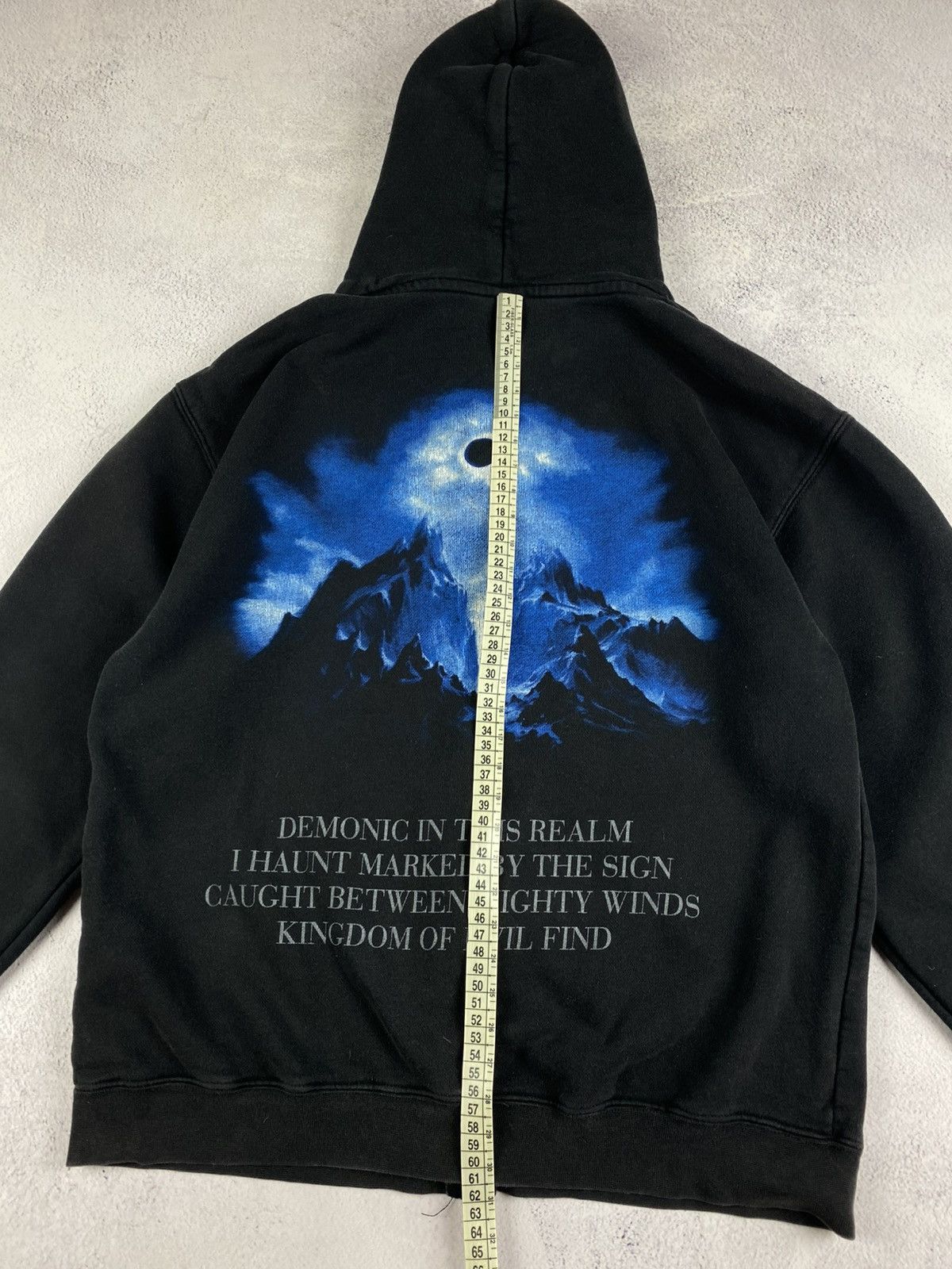 Fruit Of The Loom Vintage Immortal "All Shall Fall" Zip Hoodie , black, size M Size US M / EU 48-50 / 2 - 13 Thumbnail