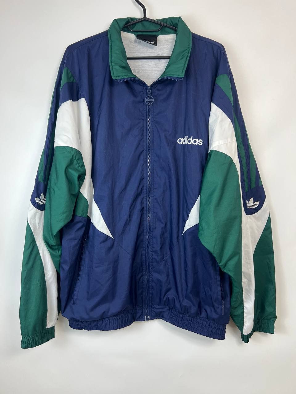 ADIDAS TRACKSUIT 90s FULL SET JACKET PANTS NAVY SIZE XL