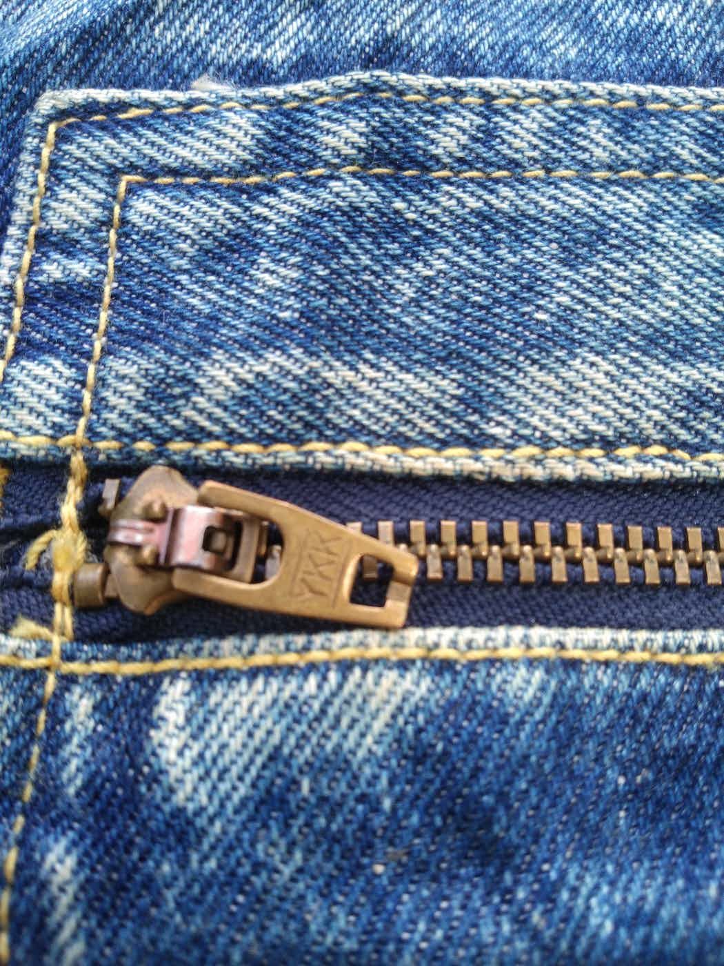 Japanese Brand BORDERLESS DENIM VEST JACKET Size US M / EU 48-50 / 2 - 6 Thumbnail