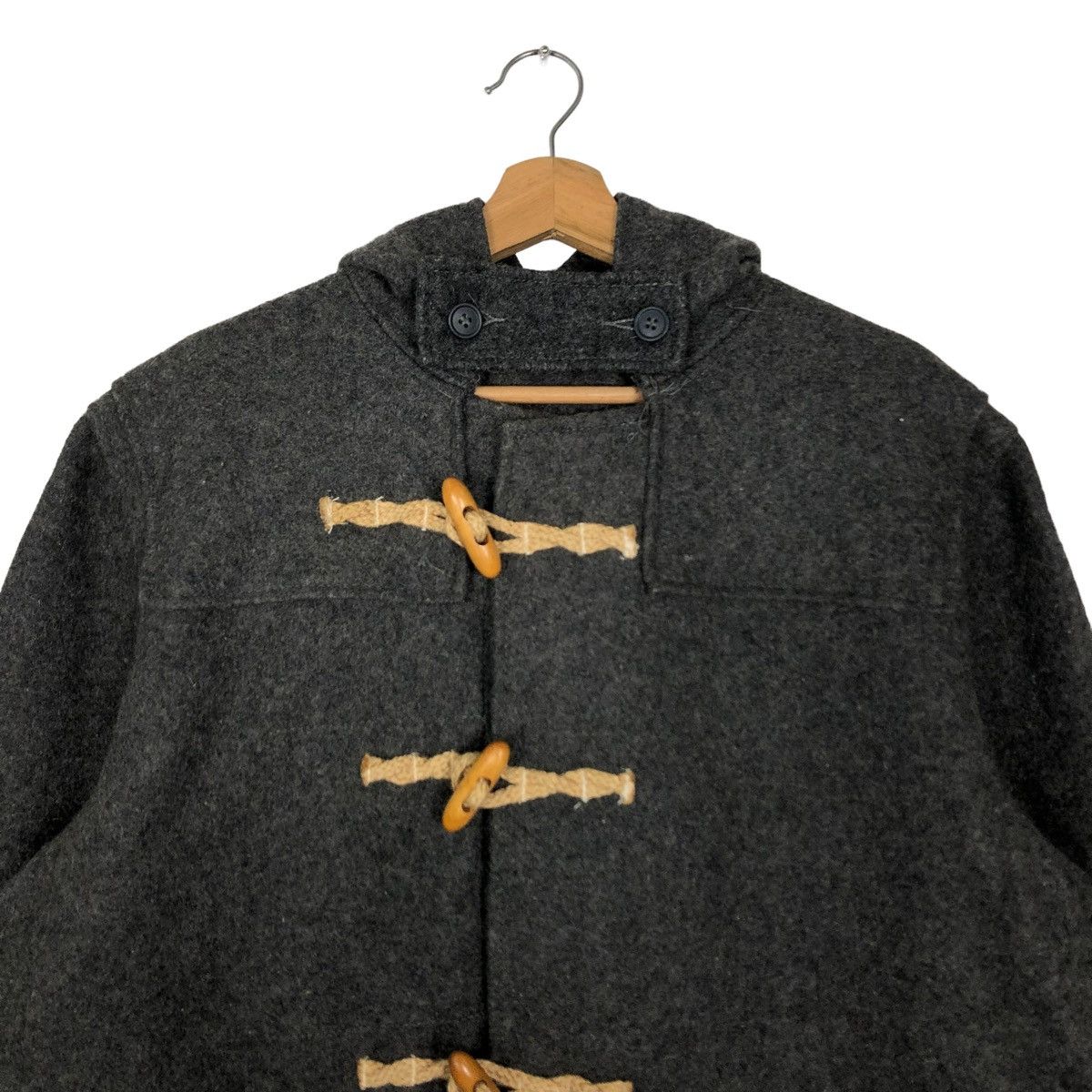 Schott 🔥HERRINGBONE WOOL LONG JACKET SCHOTT DUFFLE MADE IN USA Size US L / EU 52-54 / 3 - 3 Thumbnail
