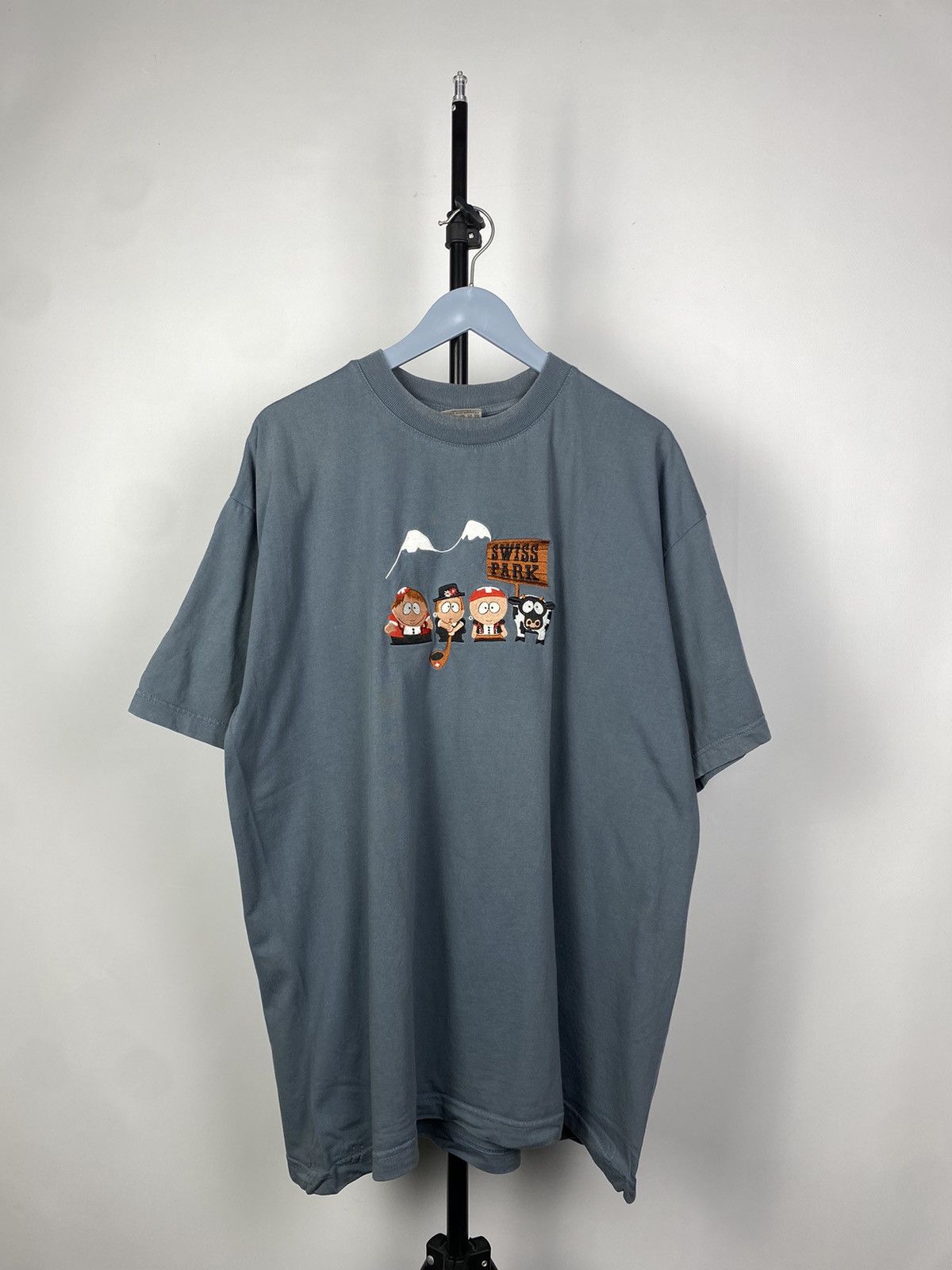 Cartoon Network × Vintage Vintage 90s Swiss South Park Big Logo y2k TShirt Size US XL / EU 56 / 4 - 1 Thumbnail