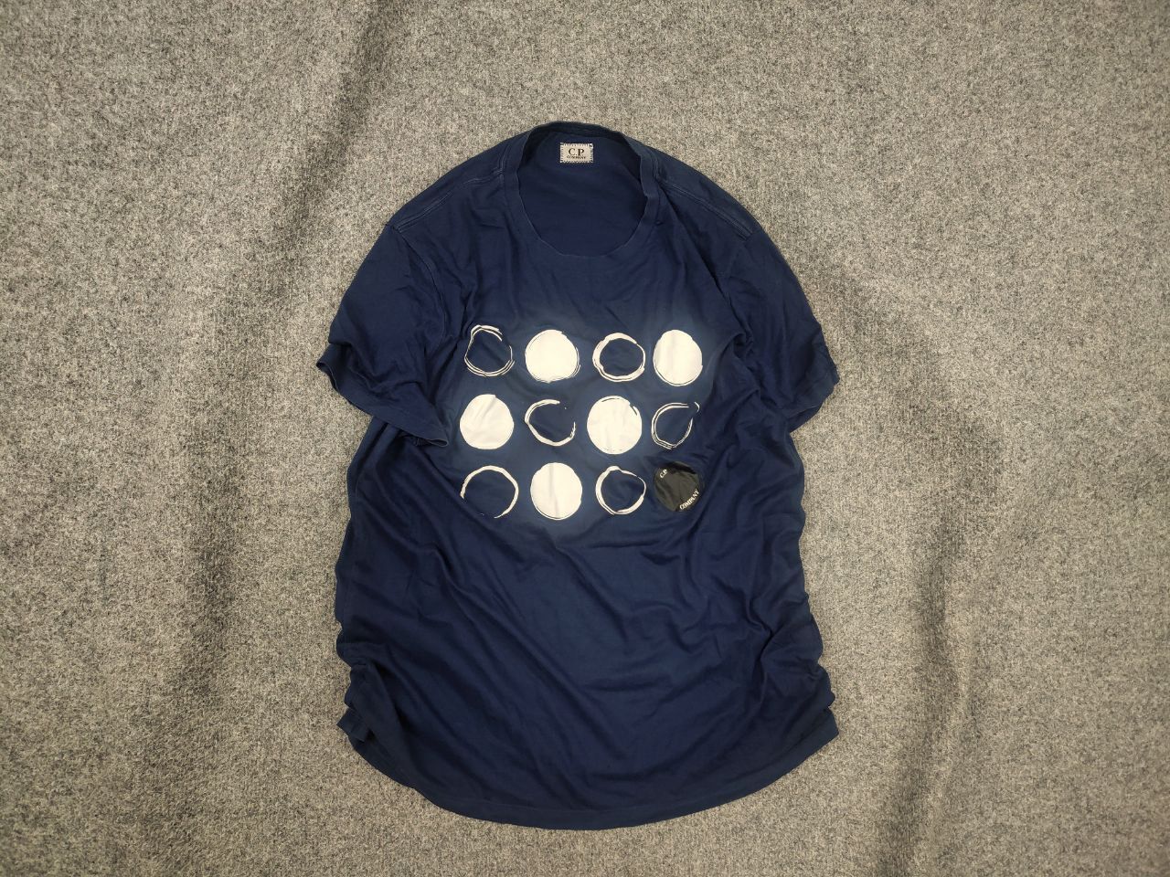 C.P. Company C.P. Company Navy blue T-shirt with Big logo Size US L / EU 52-54 / 3 - 1 Thumbnail
