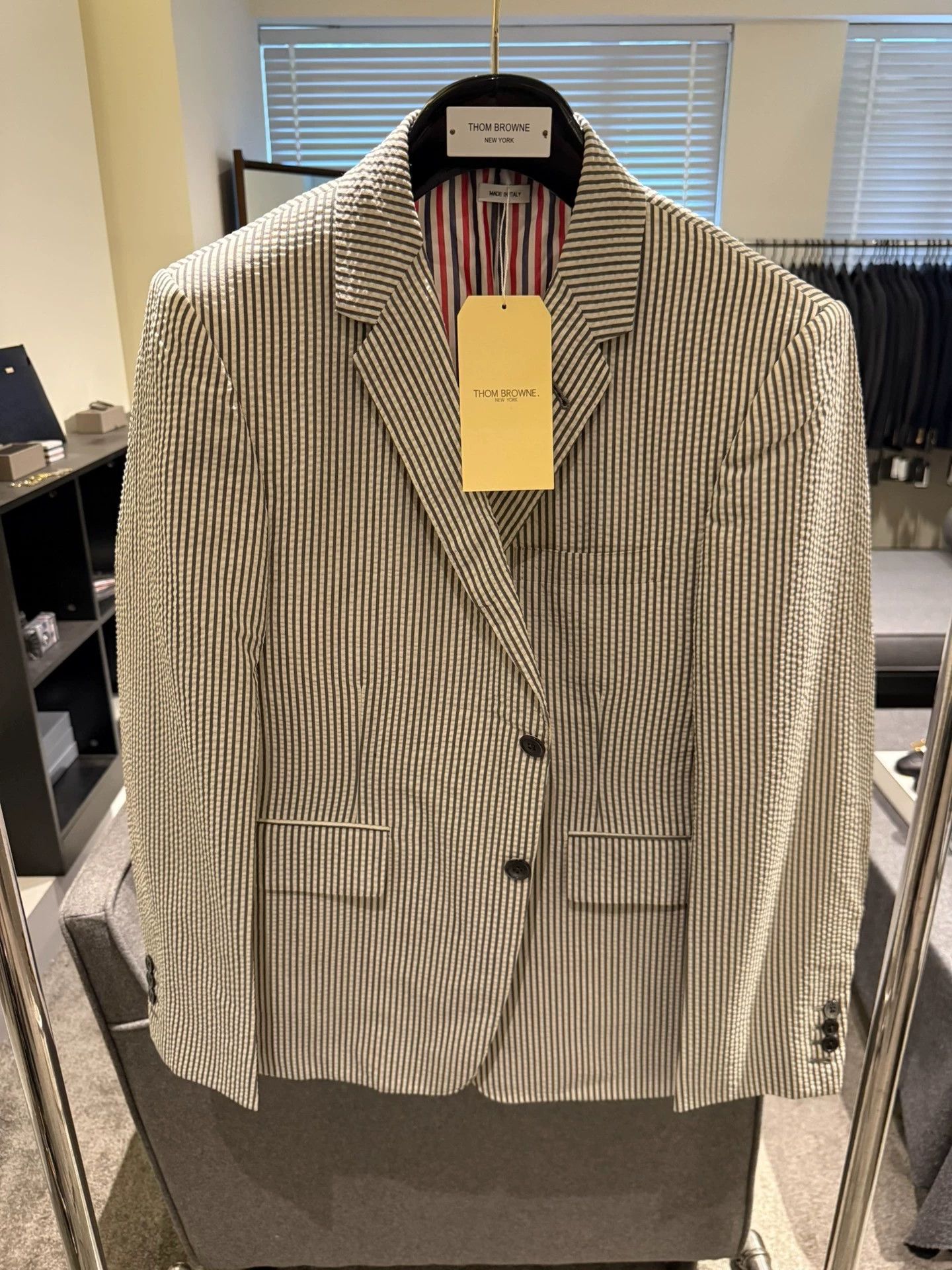 Thom Browne Thom Browne Classic Seersucker Suit Size 2 New Size US M / EU 48-50 / 2 - 1 Thumbnail