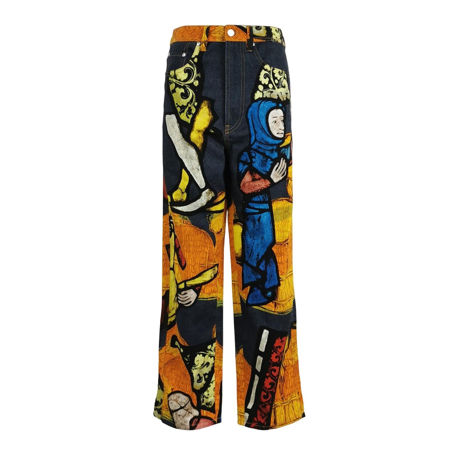 JW Anderson JW Anderson Stained Glass Print Cotton Pants EU 44 Size US 28 / EU 44 - 1 Thumbnail
