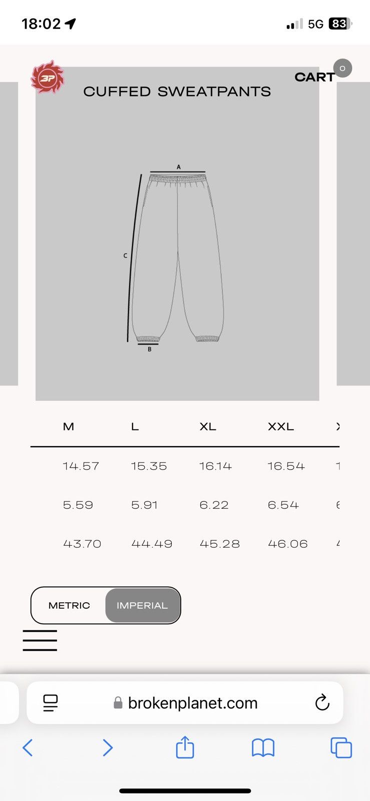 Broken Planet Broken Planet Cuffed Sweatpants (Heather Grey) - Large Size US 32 / EU 48 - 8 Thumbnail