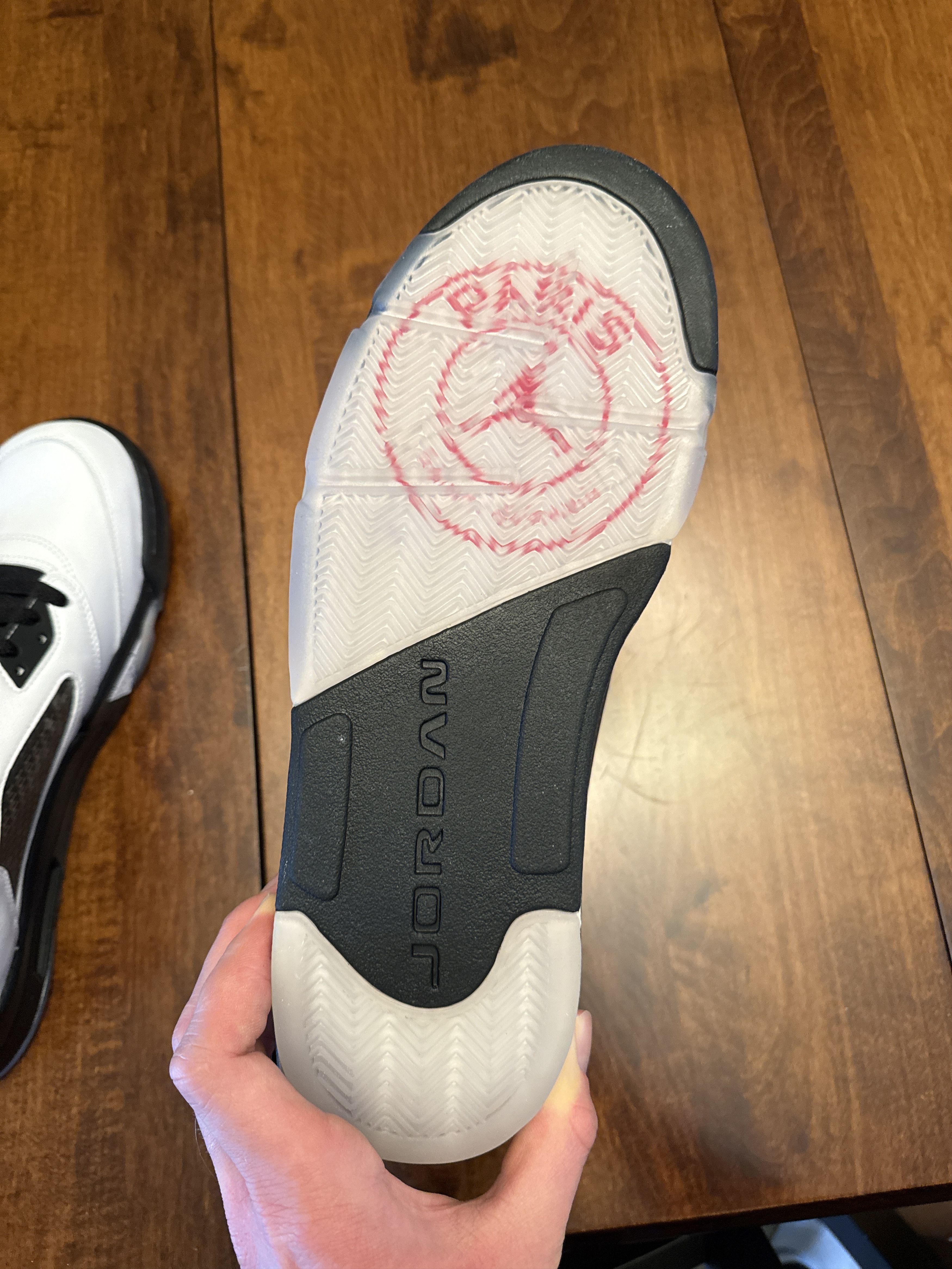 Jordan Brand Friends and Family PSG Jordan 5 Size US 12.5 / EU 45-46 - 8 Thumbnail