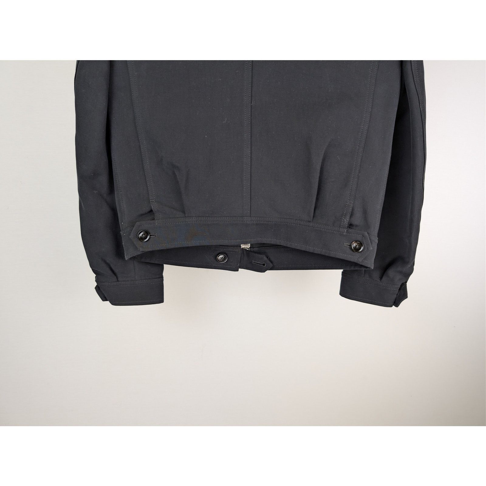 Tom Ford o1rshd1 CC20 Cotton Twill Trucker Jacket in Black Size US M / EU 48-50 / 2 - 12 Thumbnail