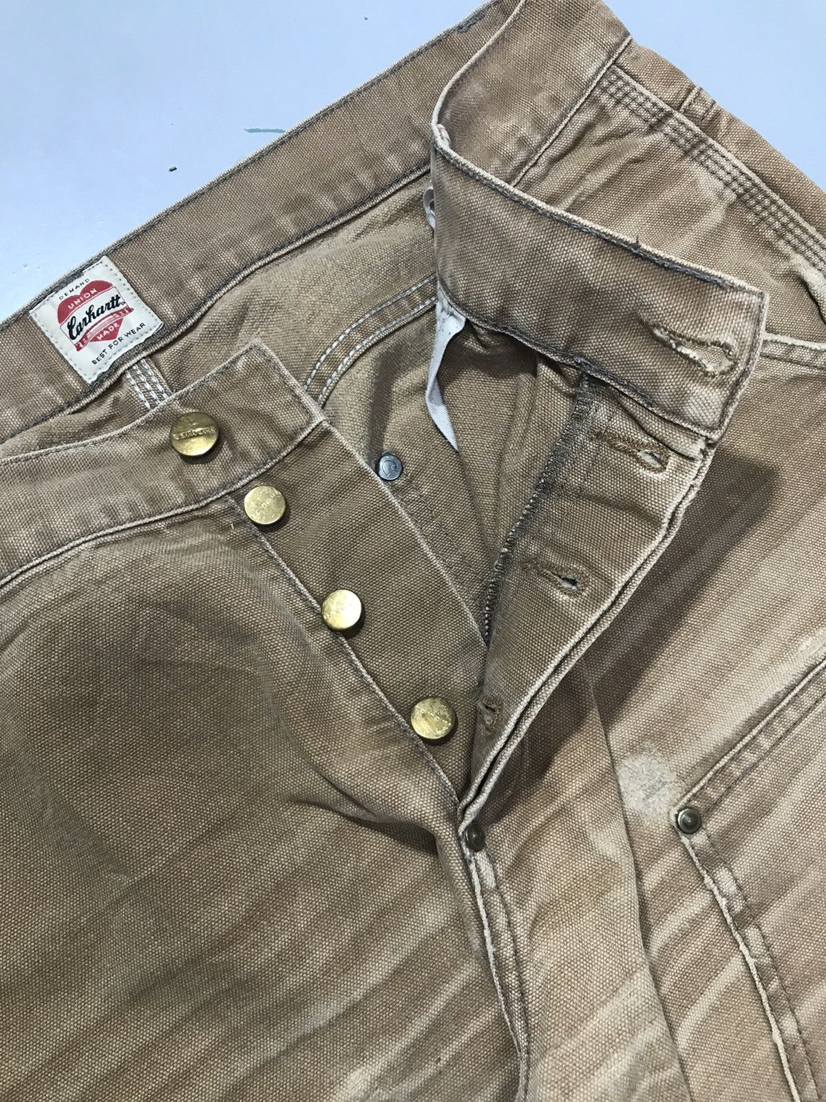Carhartt Vintage Carhartt double knee workwear denim Size US 36 / EU 52 - 6 Thumbnail