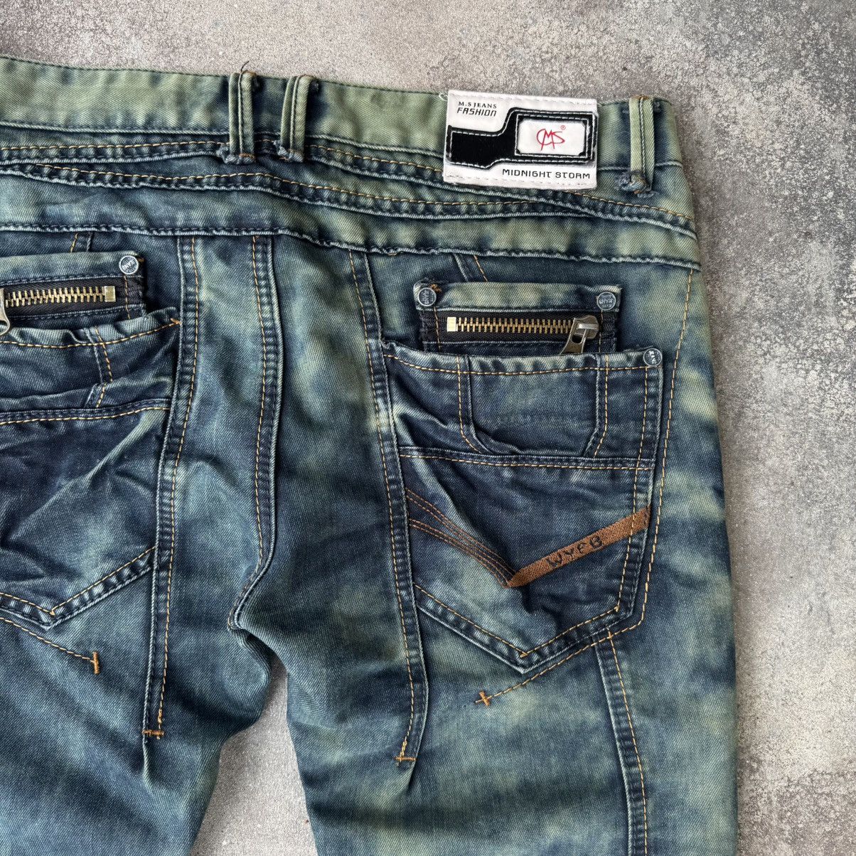 If Six Was Nine Japanese Style Vintage Avant Garde Washed Jeans Size US 32 / EU 48 - 12 Thumbnail