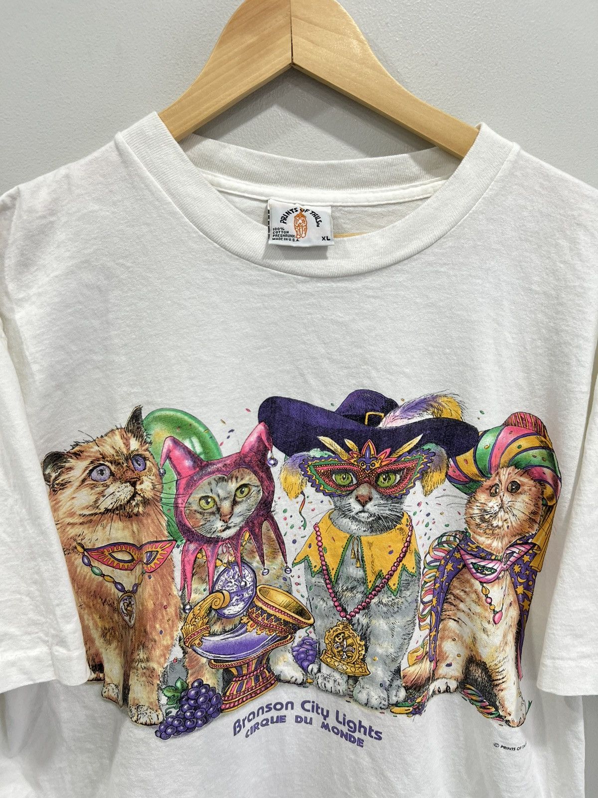 Vintage Vintage 4 Cats Branson City Tee Shirt costumes animal Size US XL / EU 56 / 4 - 4 Thumbnail