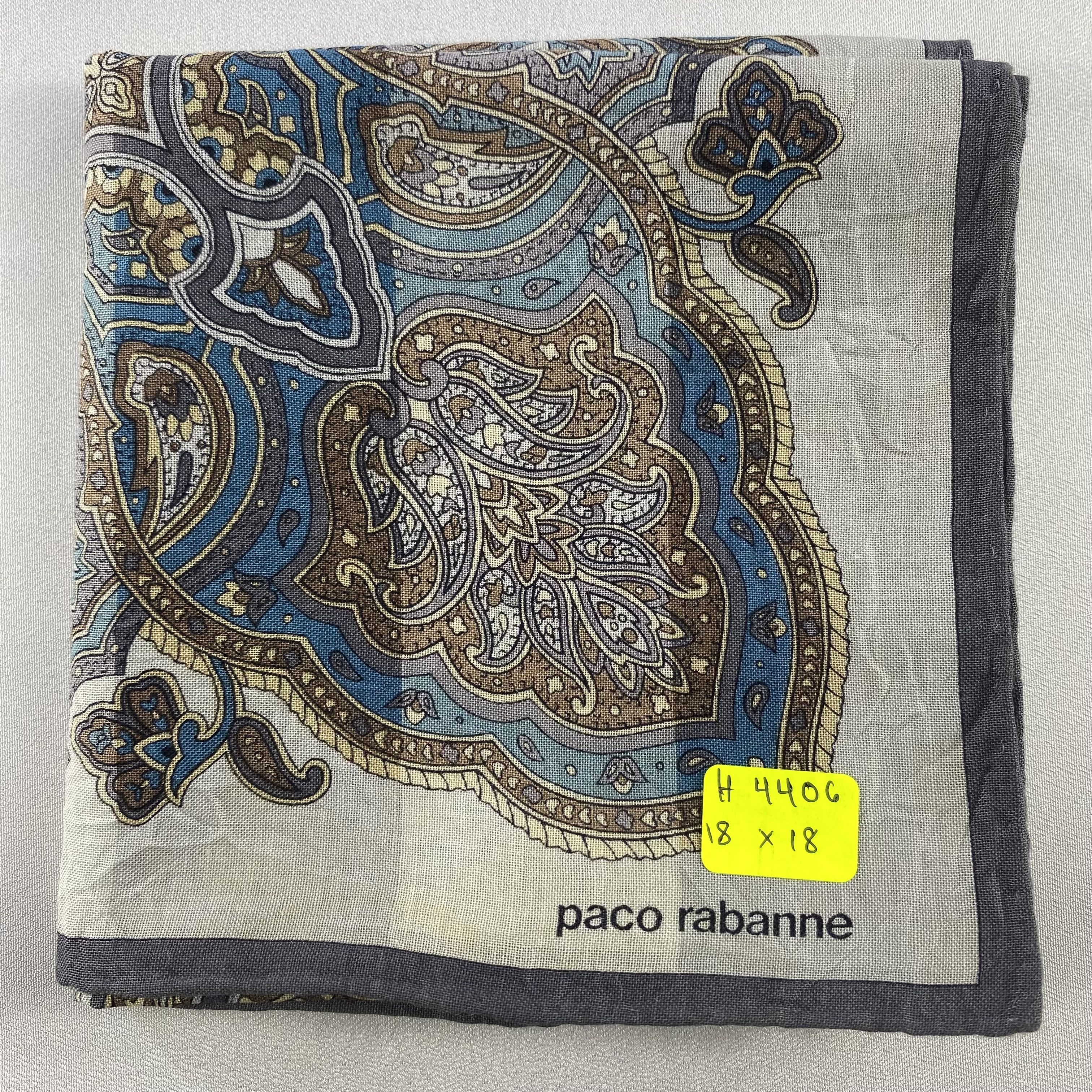 Vintage Paco Rabanne Bandana/ Handkerchief / Neckerchief Size ONE SIZE - 5 Thumbnail
