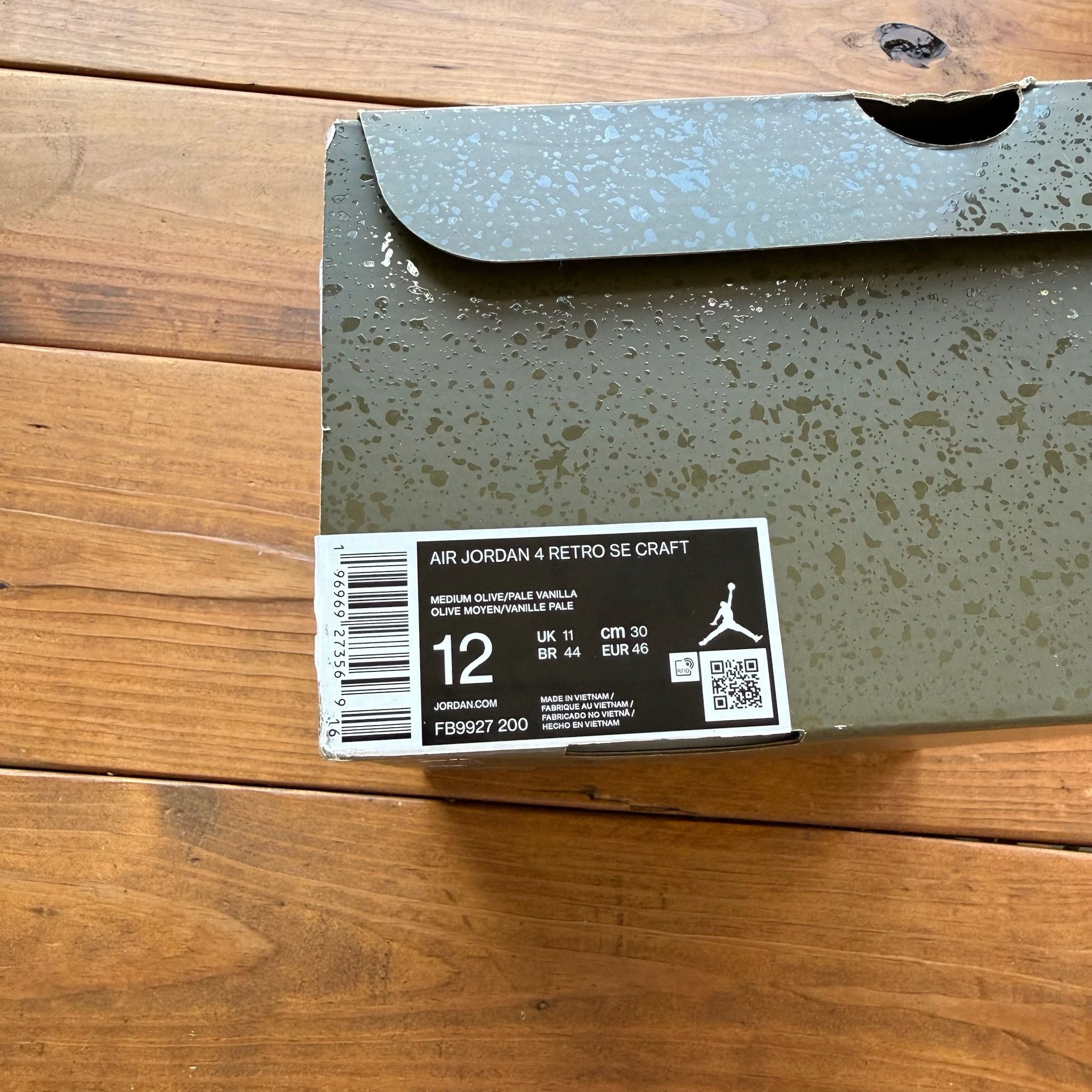 Jordan Brand Jordan 4 Retro SE Craft 'Olive' - FB9927 200 Size US 12 / EU 45 - 8 Thumbnail