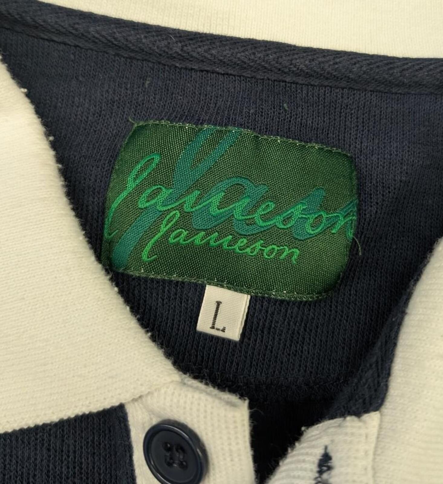Vintage Vintage 90s Jameson Irish Whiskey Navy Blue Polo Shirt Size US L / EU 52-54 / 3 - 3 Thumbnail