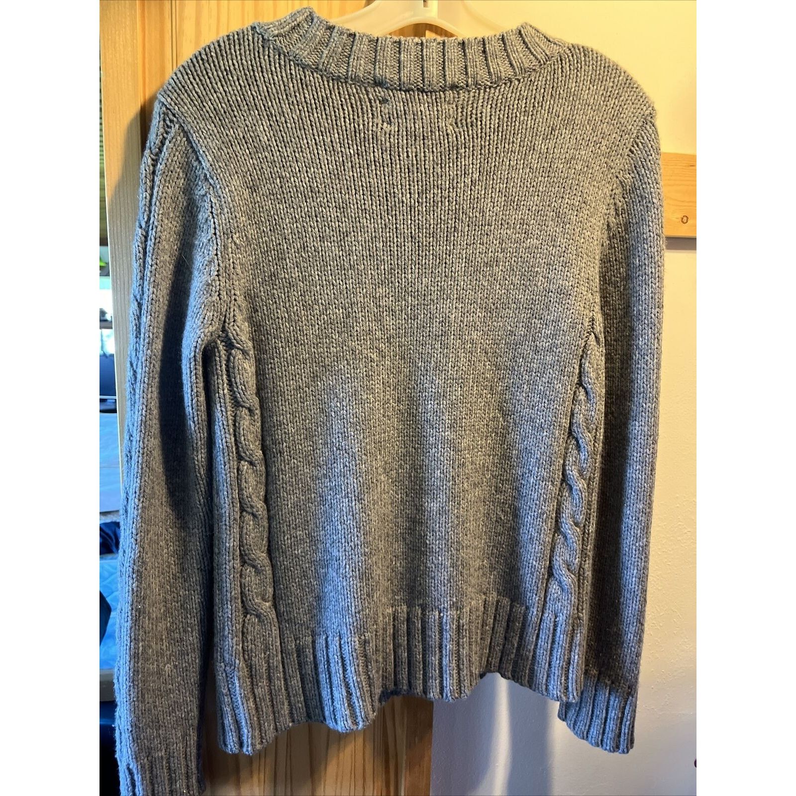 Other VTG Westbound Womens S Wool Blend Sweater Cable Knit Gray Size S / US 4 / IT 40 - 11 Thumbnail