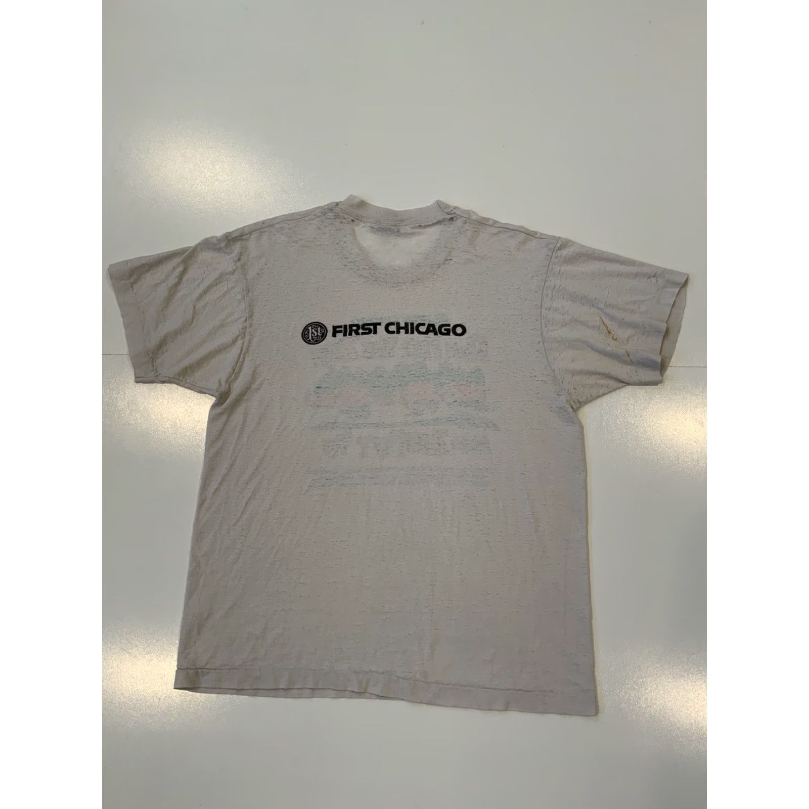 Vintage VINTAGE 1990 Screen Stars Run For The Zoo ZooFest First Chicago Thin T-Shirt LG Shirt Mens Size US L / EU 52-54 / 3 - 3 Thumbnail