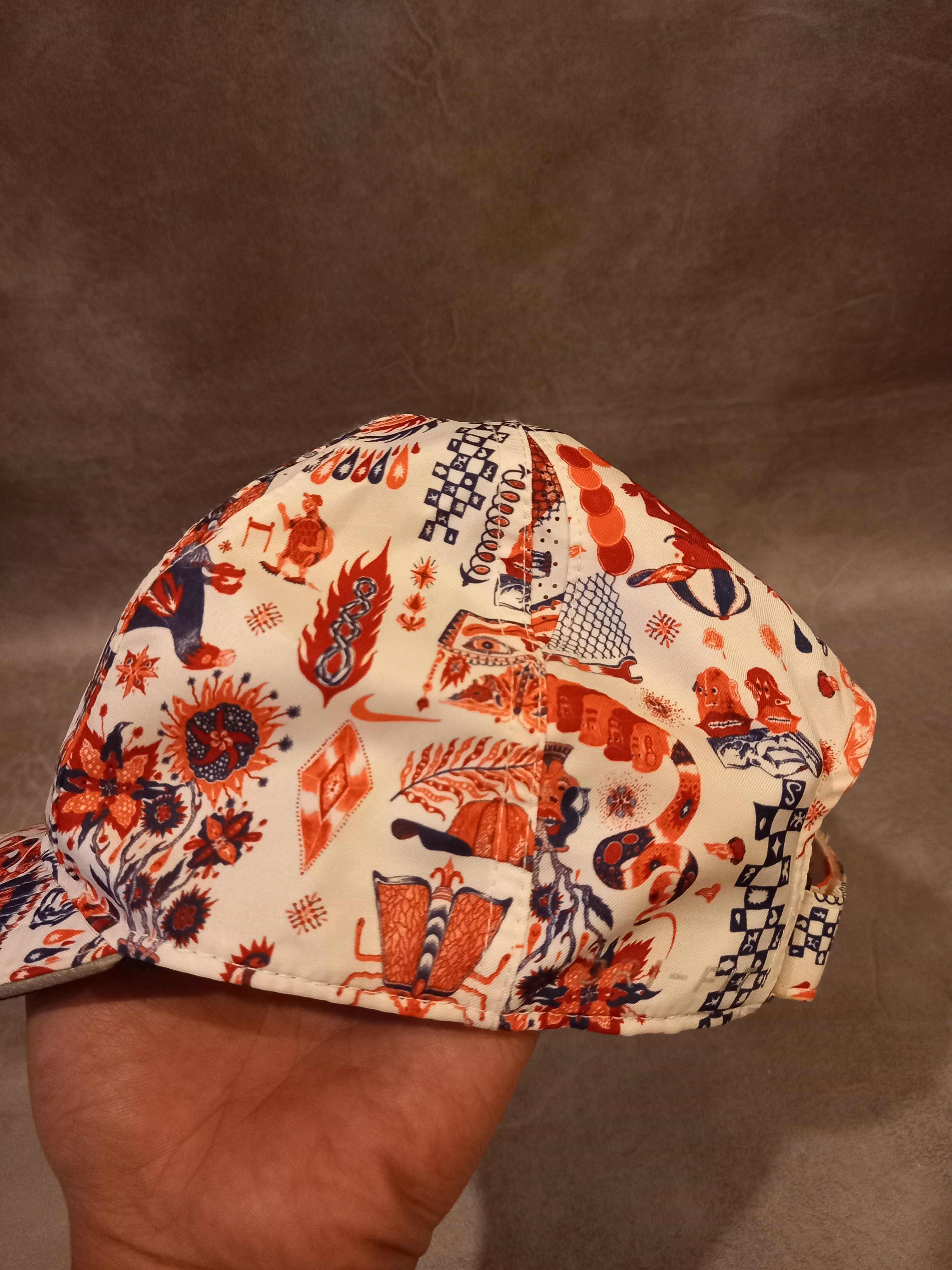 Nike Nike Running Hat Doodle Dri Fit Featherlight Size ONE SIZE - 8 Thumbnail