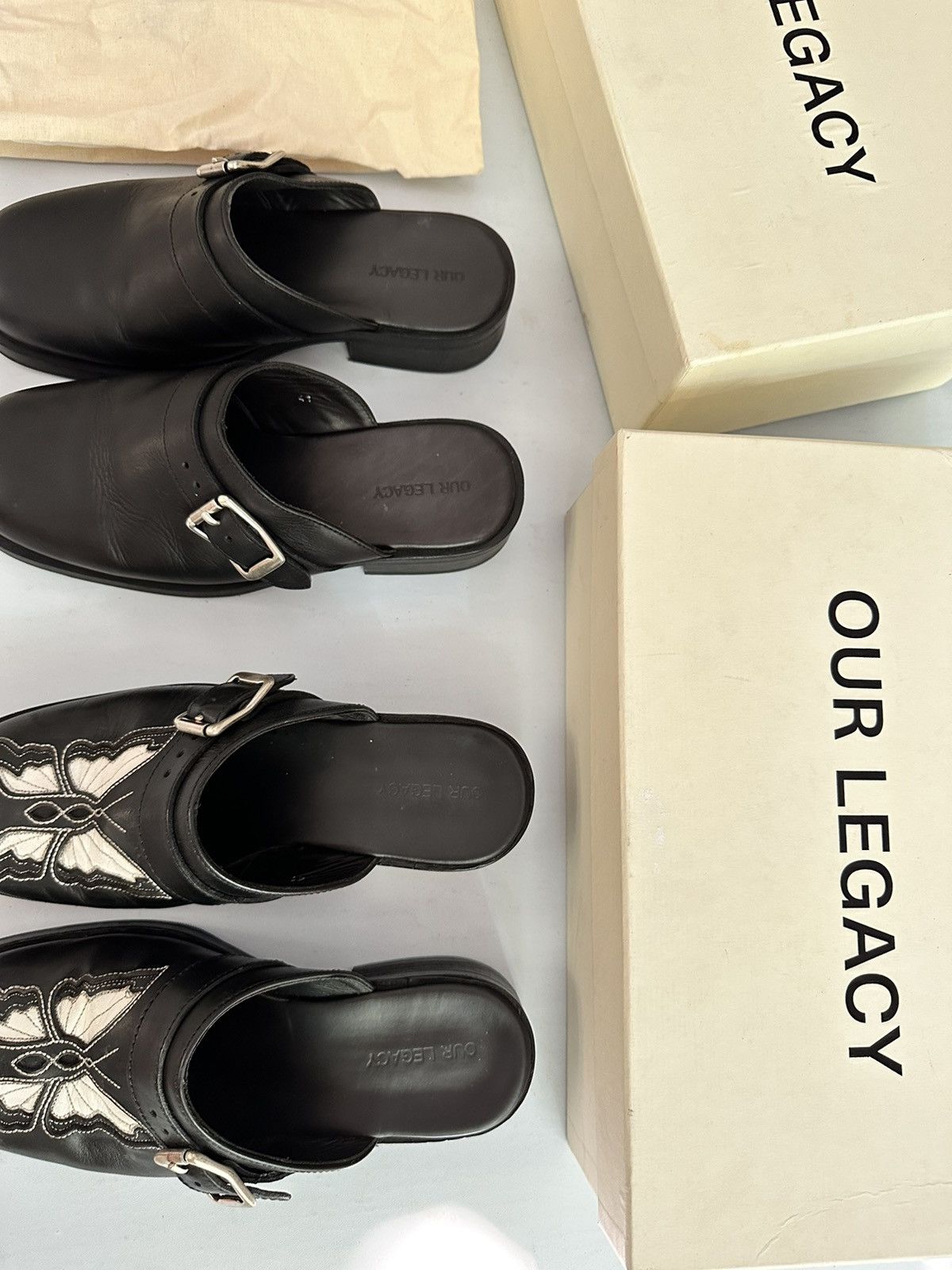 Our Legacy Our Legacy butterfly mules | Grailed