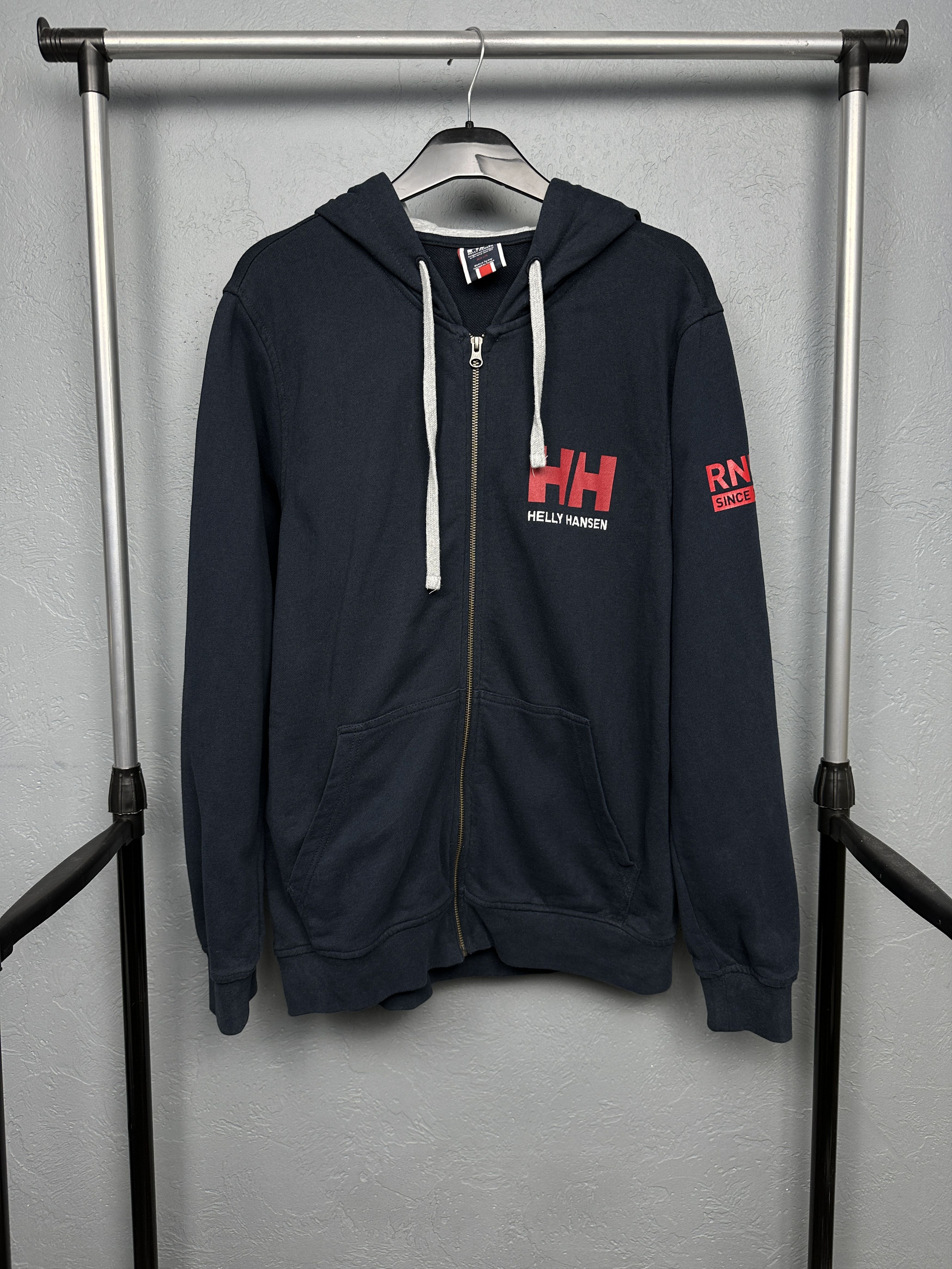 Helly Hansen Helly Hansen Vintage Mens Big Logo Zip Hoodie Size US L / EU 52-54 / 3 - 1 Thumbnail
