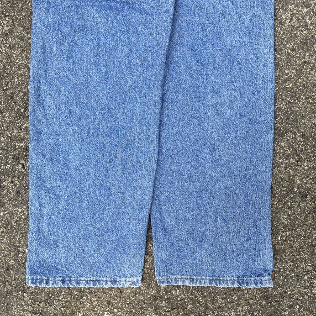Vintage × Wrangler Wrangler Carpenter Pants Y2K Baggy Hip Hop Skater Workwear Size US 34 / EU 50 - 2 Thumbnail