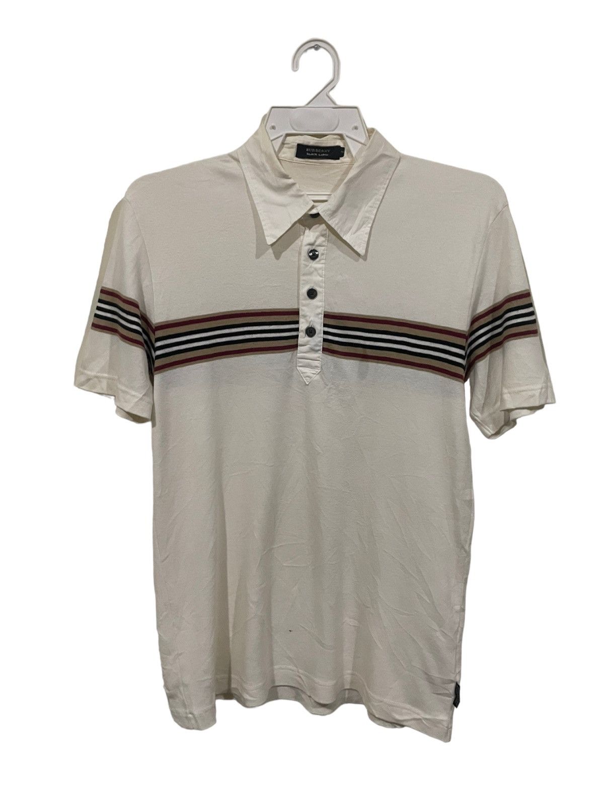 Burberry Burberry Black Label Center Stripe Polos Grailed