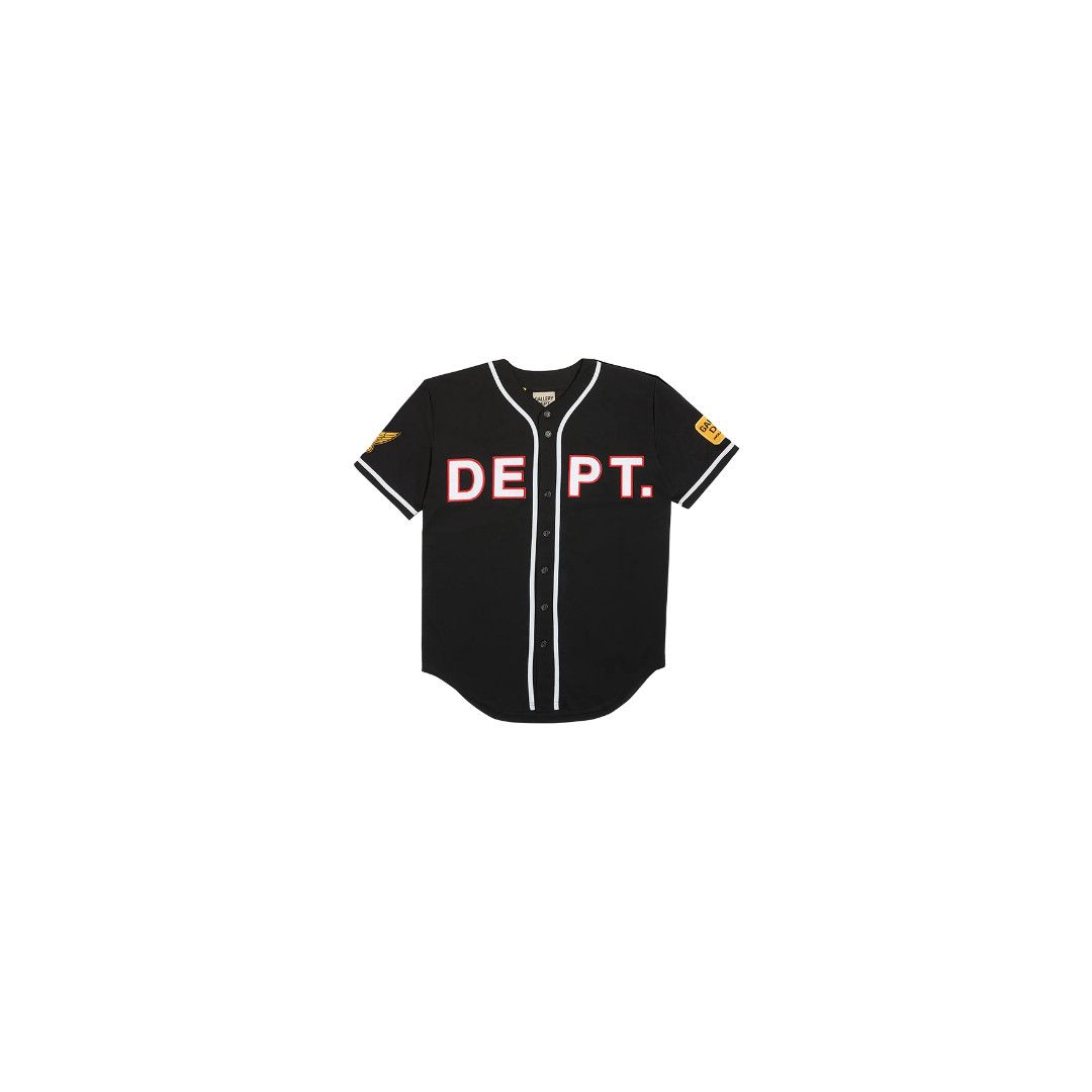 Gallery Dept. o1mle0725 Echo Park Baseball Jersey T-Shirt in Black Size US XXL / EU 58 / 5 - 2 Thumbnail
