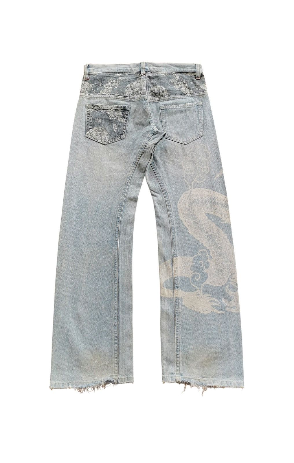 Karakuri Tamashii Vintage Karakuri Tamashi Dragon Japan Denim - 32”x31” Size US 32 / EU 48 - 2 Thumbnail