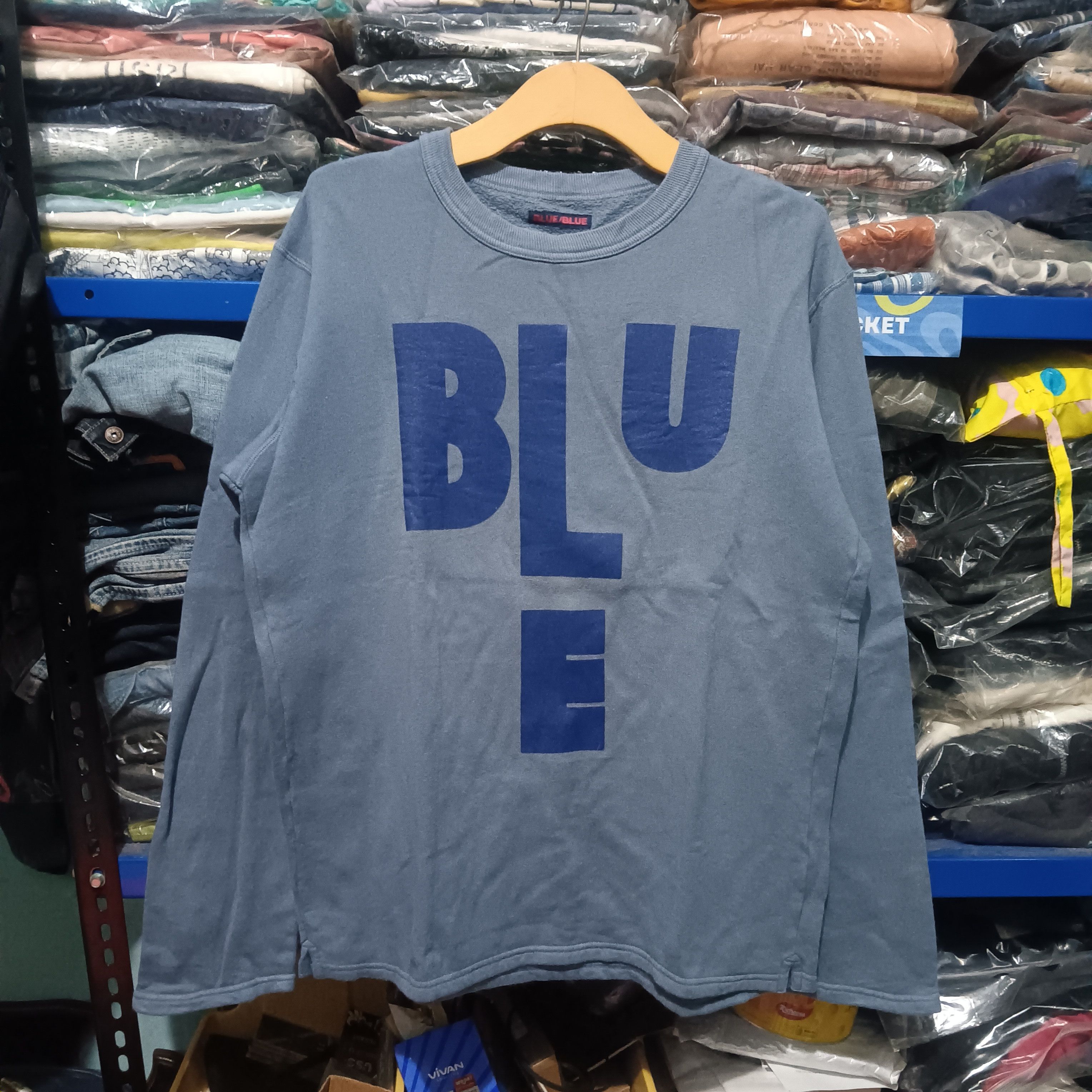 Blue Blue Japan × Japanese Brand Blue Blue Japan long sleeve t-shirt Size US L / EU 52-54 / 3 - 1 Thumbnail