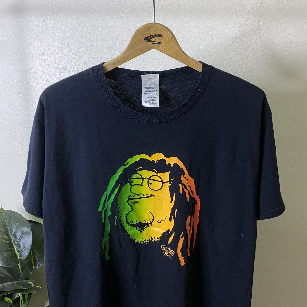 Vintage Y2K Family Guy Cartoon Bob Marley Rastafari Style T Shirt Size US L / EU 52-54 / 3 - 2 Thumbnail
