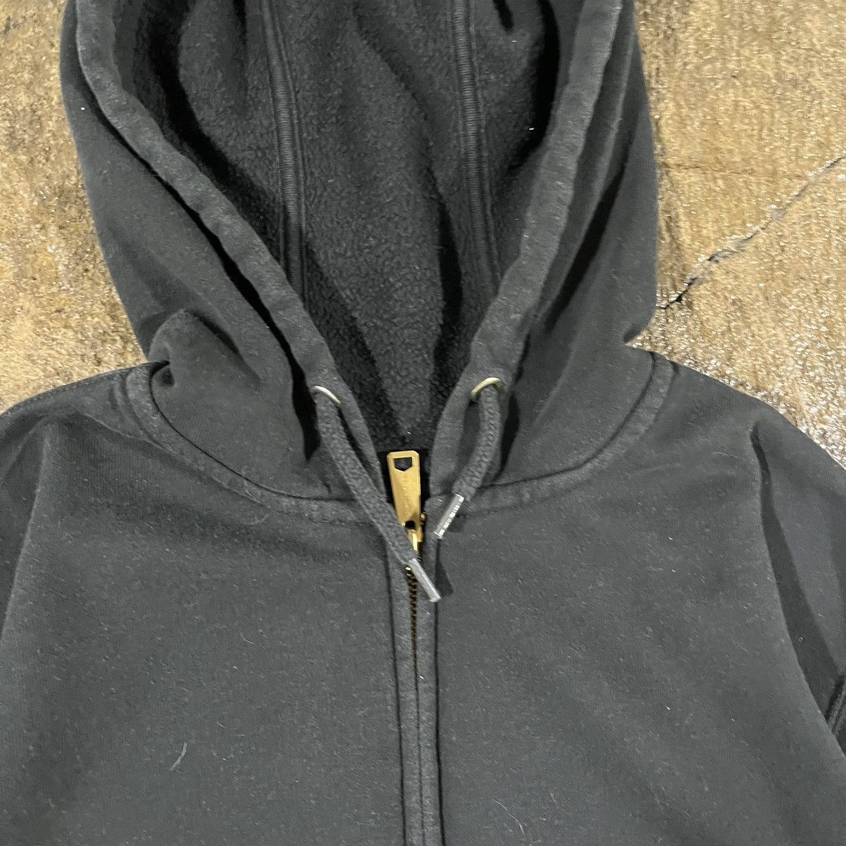Carhartt × Vintage Crazy Y2K Carhartt Zip-Up Hoodie Workwear Skater Essential Size US XL / EU 56 / 4 - 7 Thumbnail