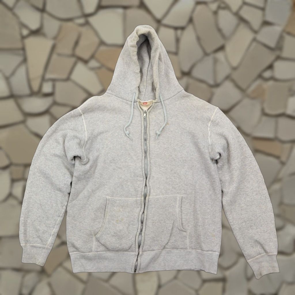 Vintage Hanes Wind Shield Thermal Lined Hoodie Sweatshirt Men