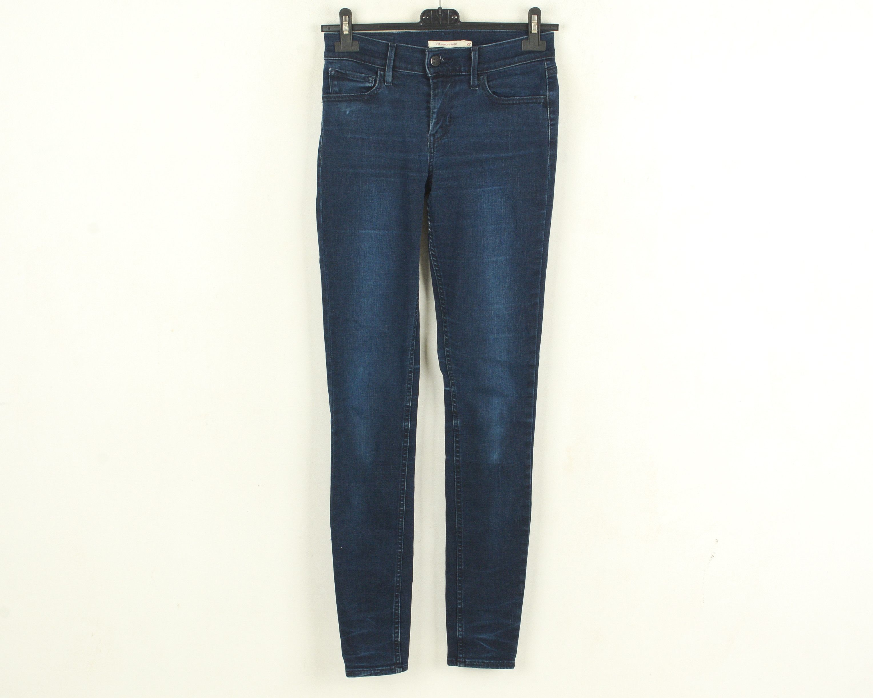 Levi's 710 Super Skinny Womens W27 L32 Jeans Trousers Pants Denim Size 27" / US 4 / IT 40 - 1 Thumbnail