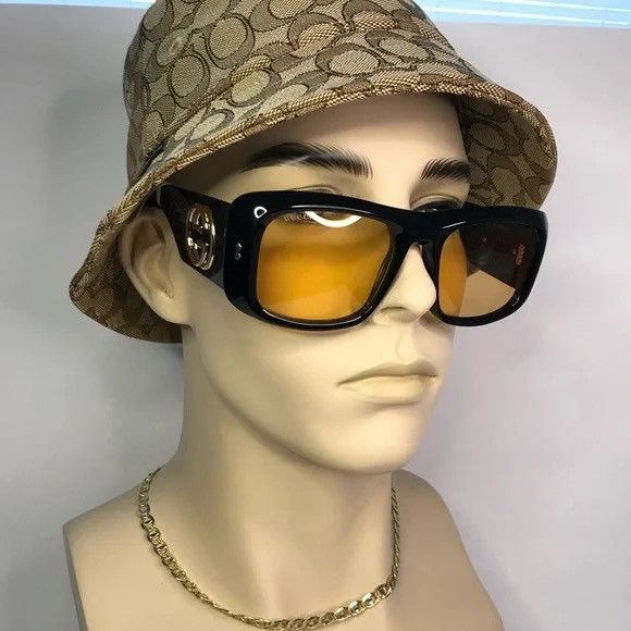 Gucci Gucci GG1215S 004 Sunglasses Black Frame Size ONE SIZE - 1 Thumbnail