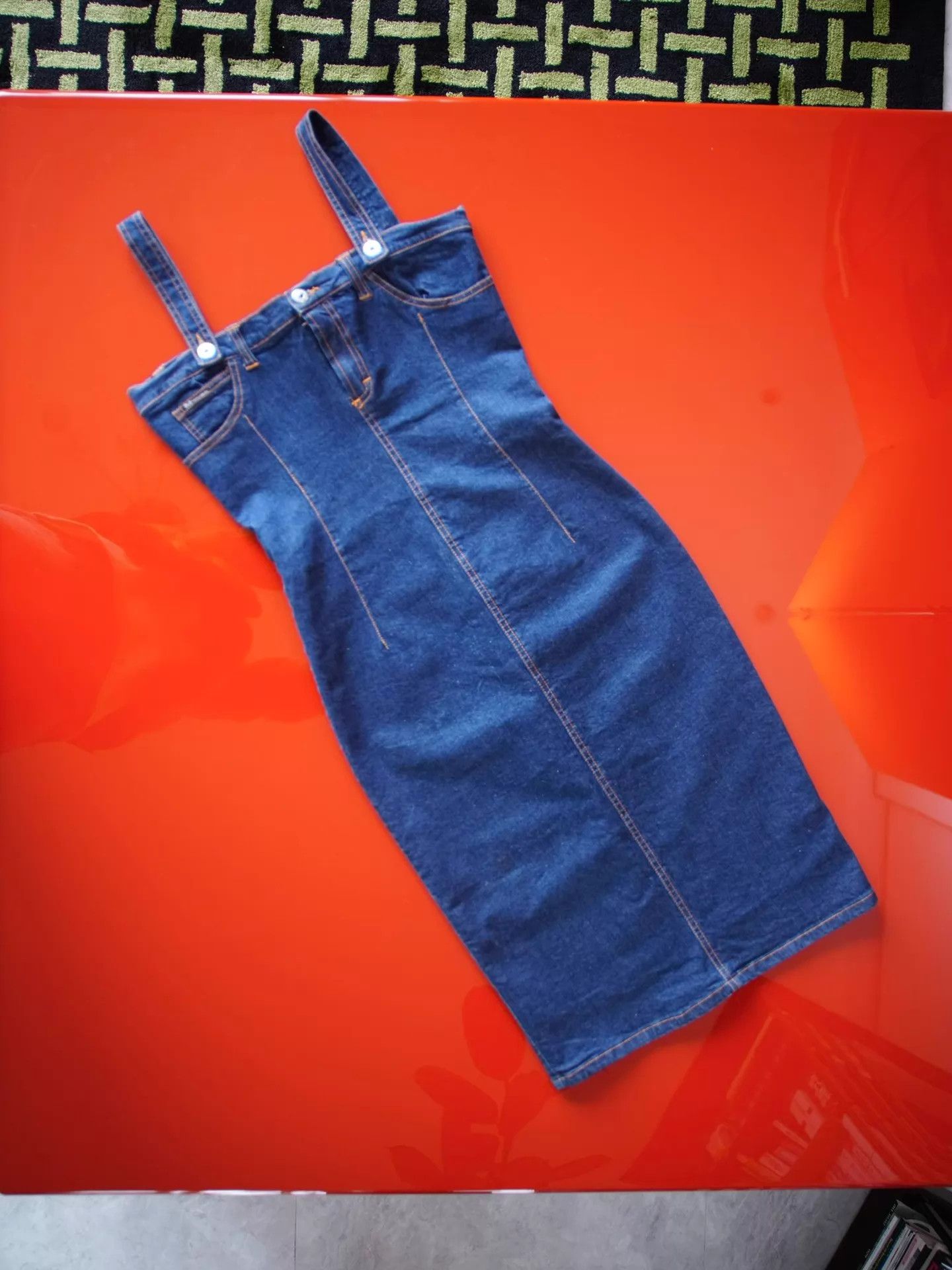 Dolce & Gabbana D&G Vintage Denim Cami Dress Women's M Size M / US 6-8 / IT 42-44 - 2 Thumbnail
