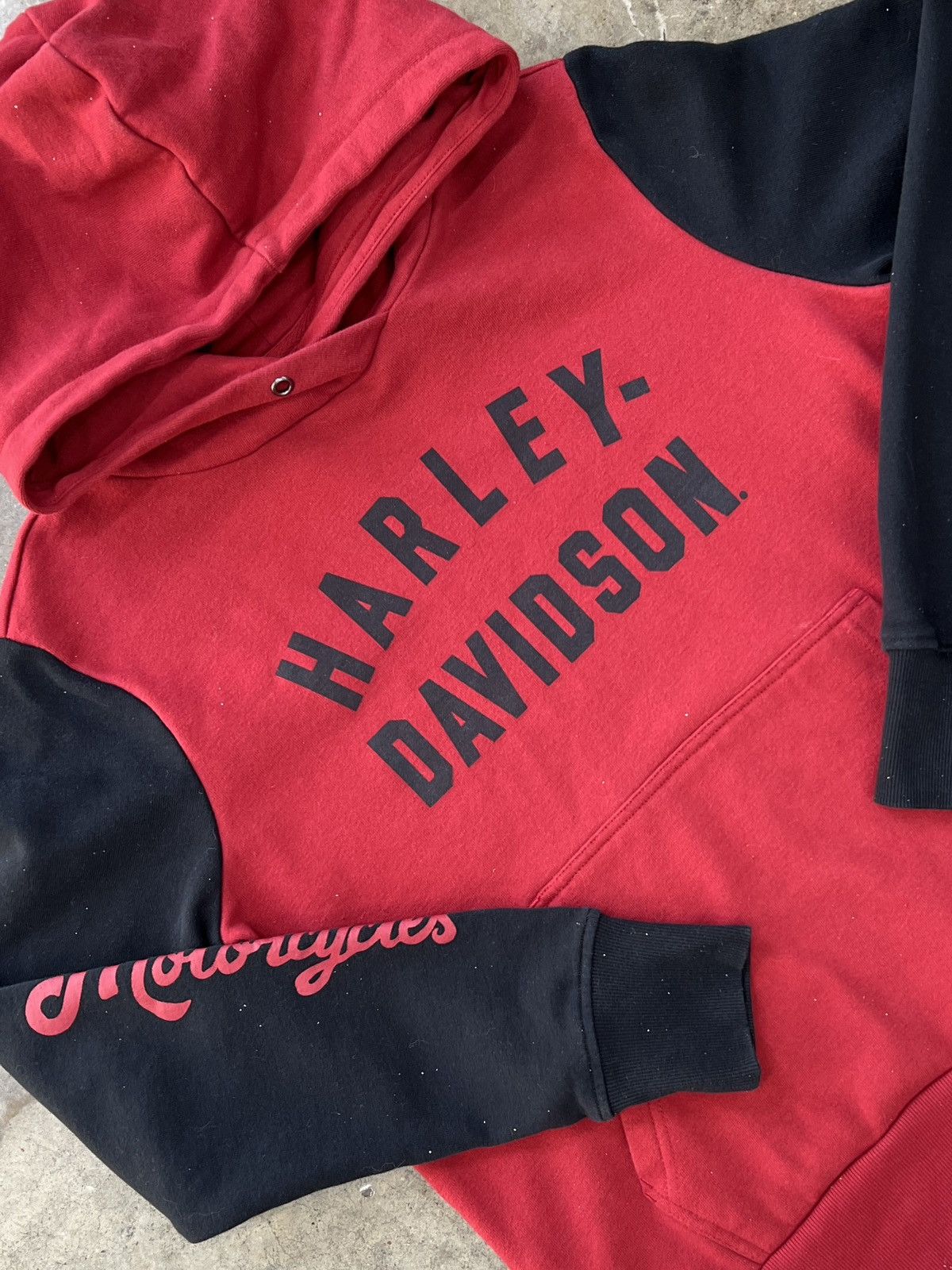 Harley Davidson × Vintage Vintage Harley Davidson Motorcycles Hoodie Large Size US L / EU 52-54 / 3 - 1 Thumbnail