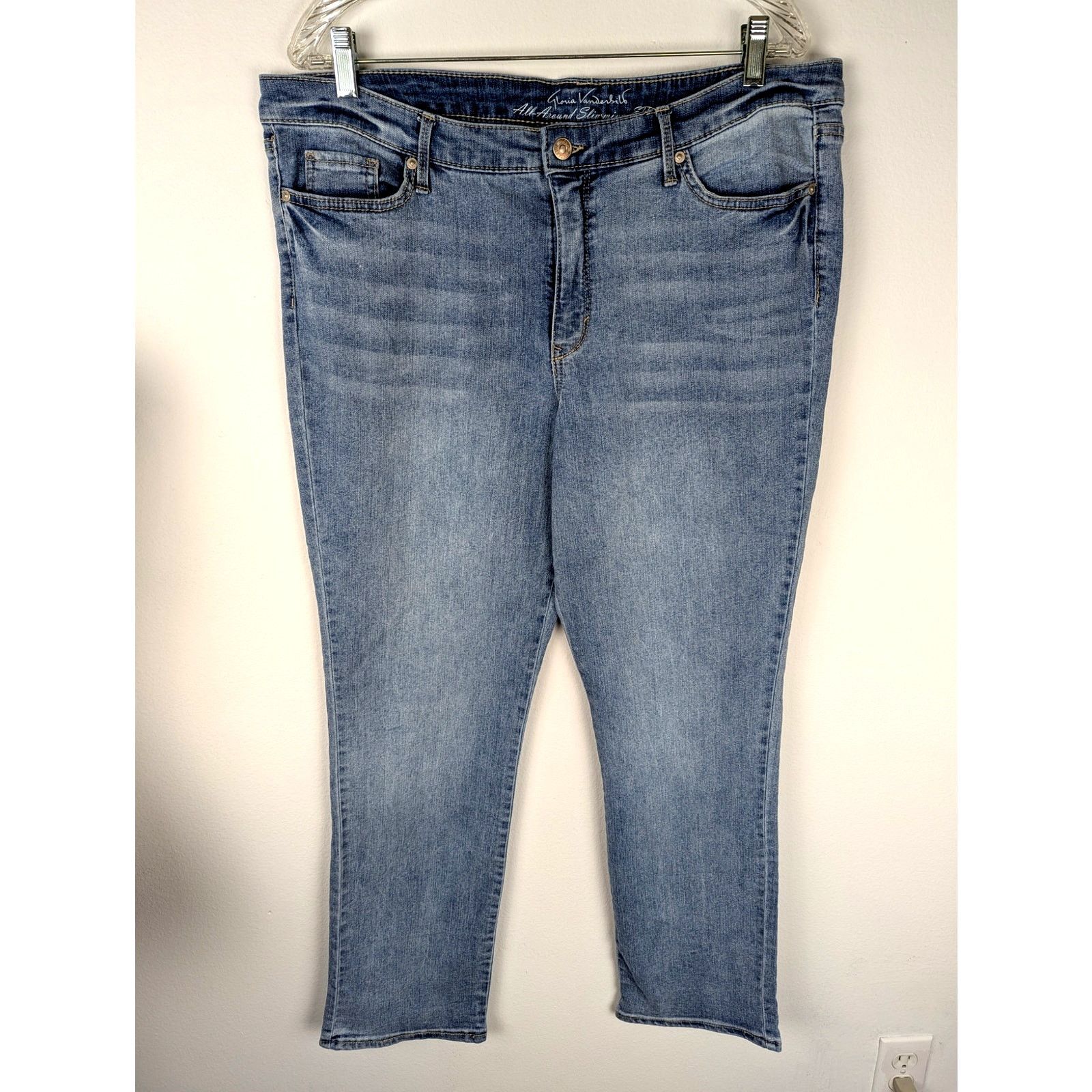 Gloria Vanderbilt Gloria Vanderbilt sz18 "all around slimming effect" W38 Size 40" / US 18 - 7 Thumbnail