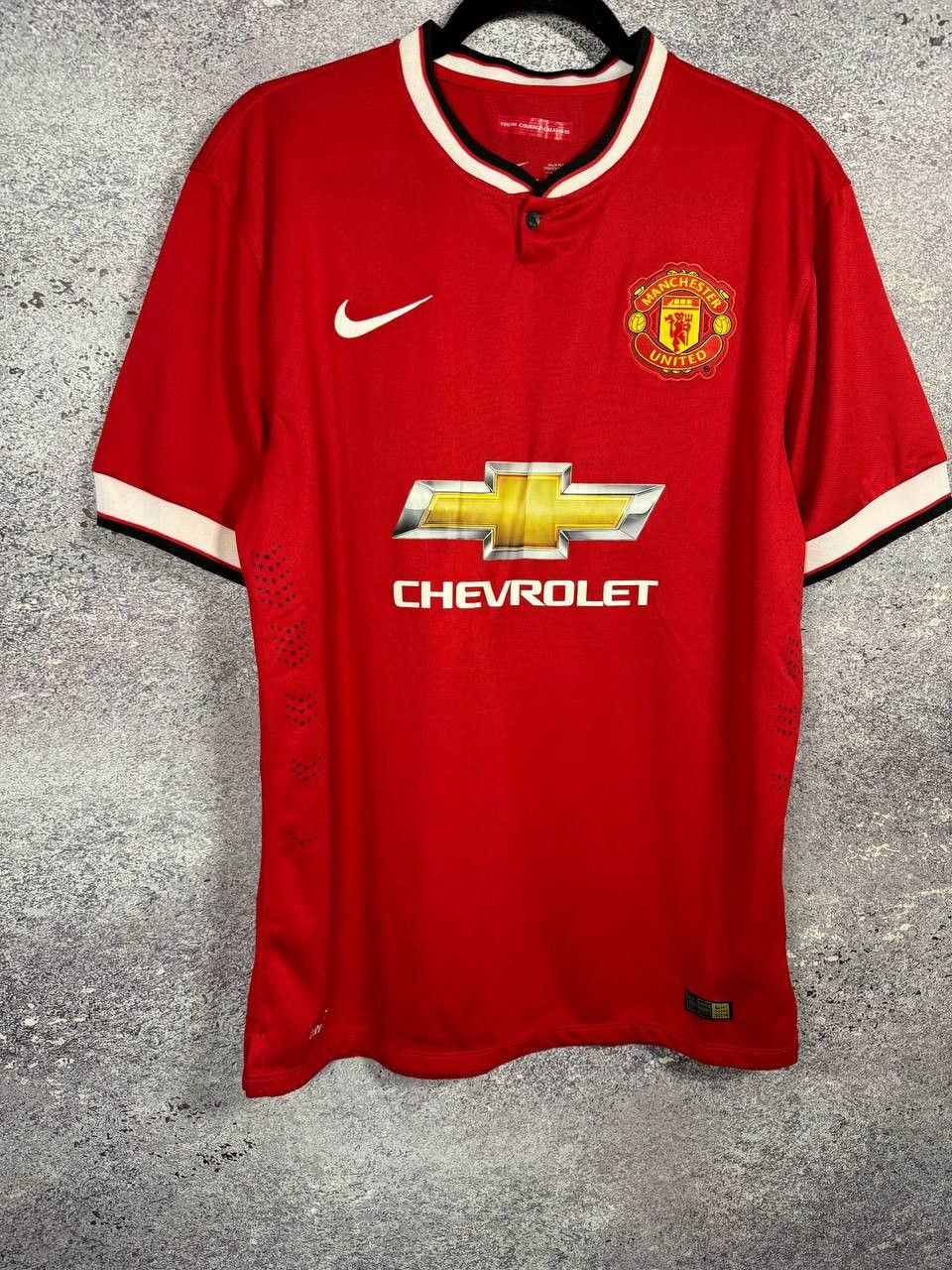 Nike DI MARIA Manchester United 2014/15 Nike Soccer Jersey Size US L / EU 52-54 / 3 - 4 Thumbnail