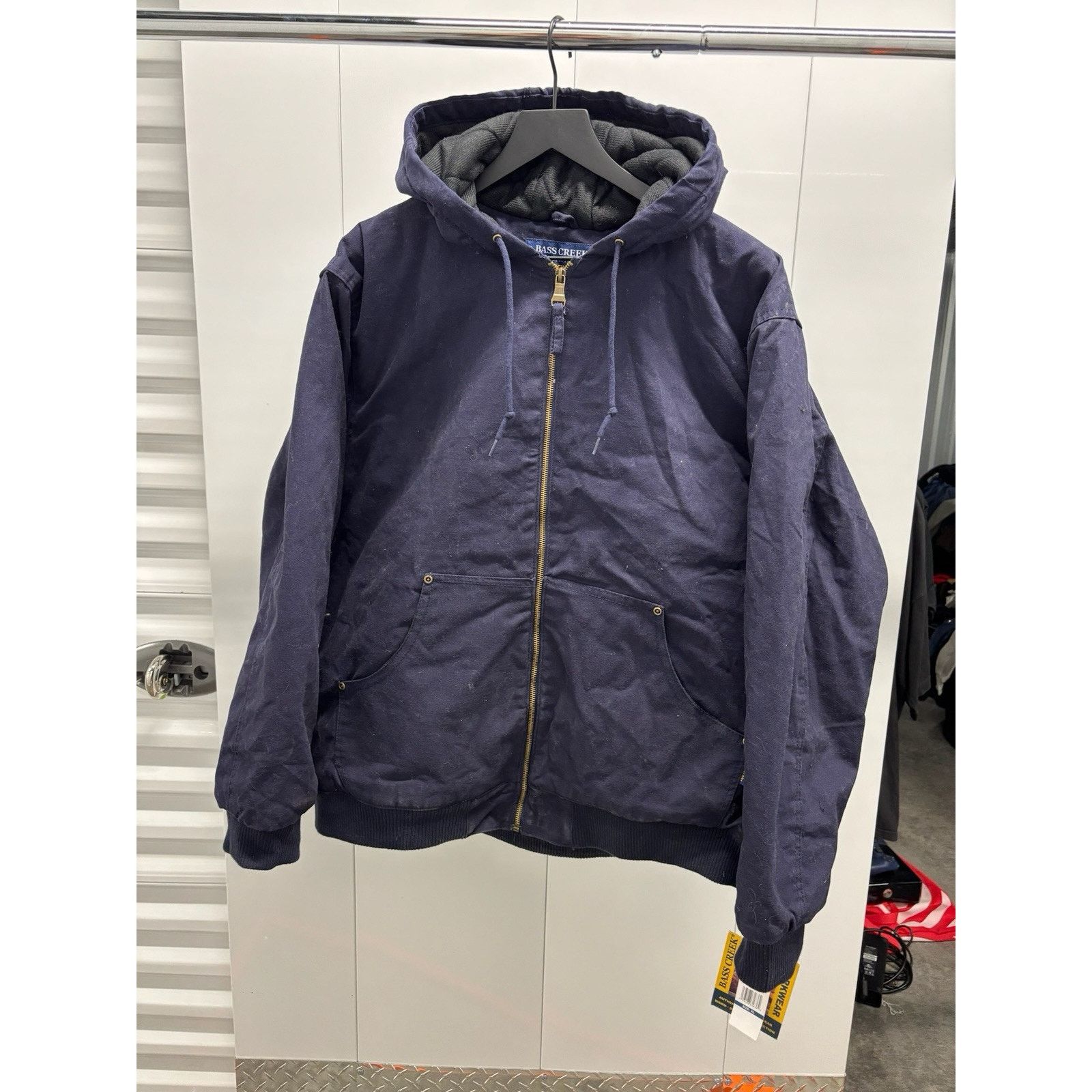 Carhartt Vintage Bass Creek Workwear Jacket Navy XL Carhartt Style Size US XL / EU 56 / 4 - 1 Thumbnail