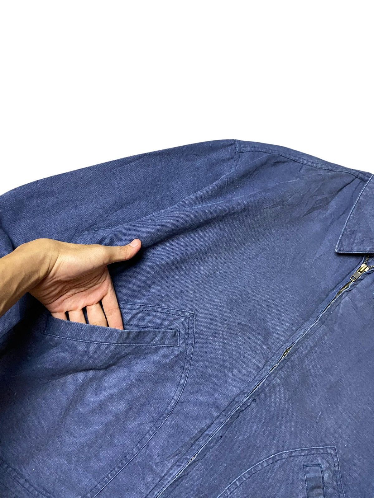 Japanese Brand × Vintage Vintage NEAR BY Brand Workwear Jacket (120) Size US L / EU 52-54 / 3 - 5 Thumbnail
