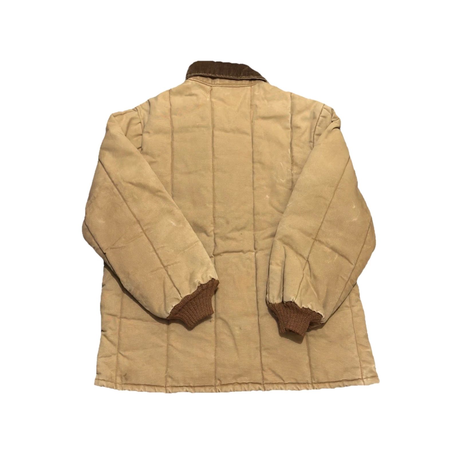 Walls VINTAGE Walls Blizzard-Pruf Canvas Jacket Mens M Brown Corduroy Collar Mid-Length Jacket/Coat Size US M / EU 48-50 / 2 - 2 Thumbnail
