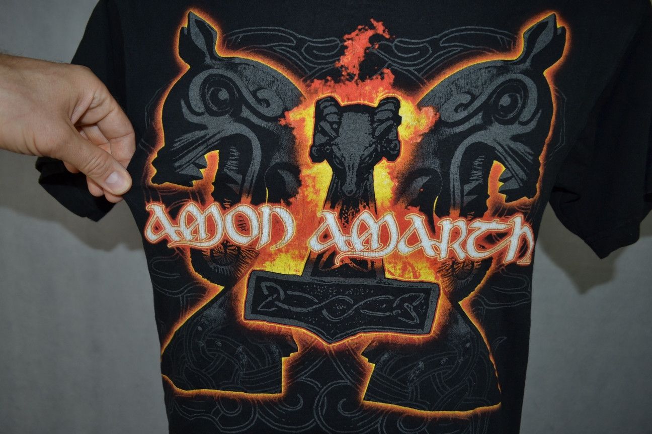 Band Tees × Vintage Vintage Amon Amarth Autumn Tour 2007 tee S Size US S / EU 44-46 / 1 - 8 Thumbnail