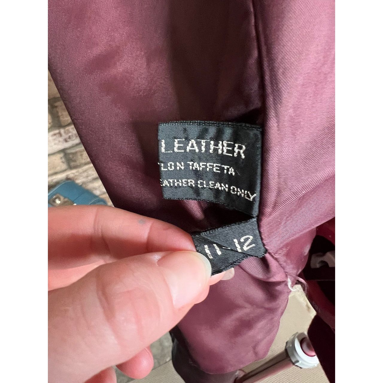 High Sierra leather Jacket OXBLOOD red burgundy wine cropped puff sleeve Size XL / US 12-14 / IT 48-50 - 16 Thumbnail
