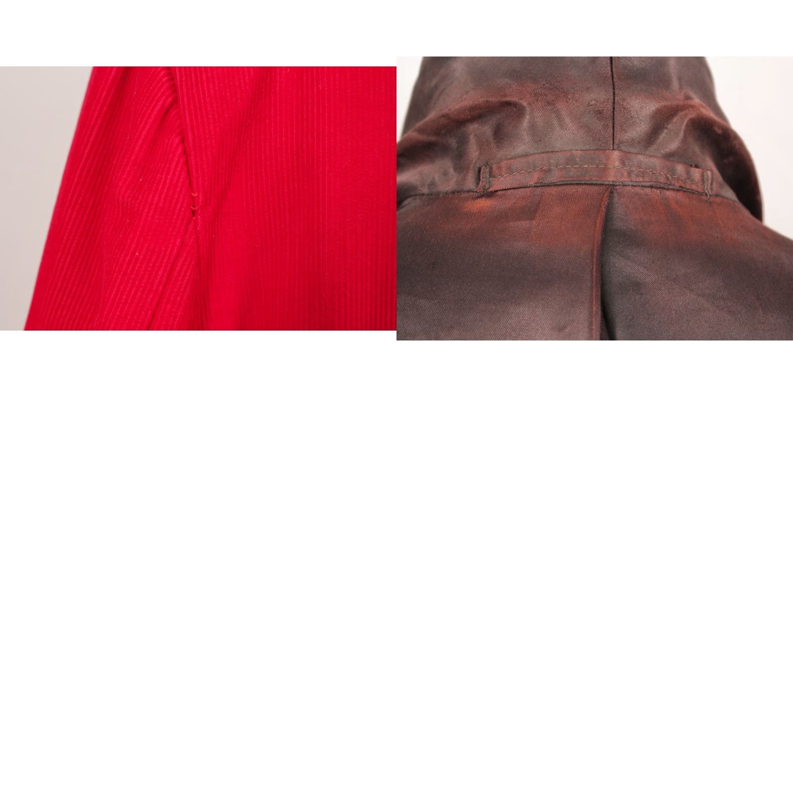 Vintage VTG 50s Smoking Jacket Robe / Jacket VTG Red Corduroy L-XL 1950s Mens Size US M / EU 48-50 / 2 - 8 Thumbnail