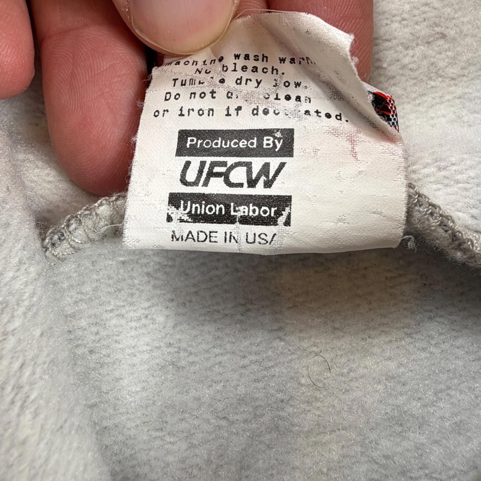 Other Vintage LiUNA Local 55 Laborers Mens XL Grey Hoodie Made USA Size US XL / EU 56 / 4 - 6 Thumbnail
