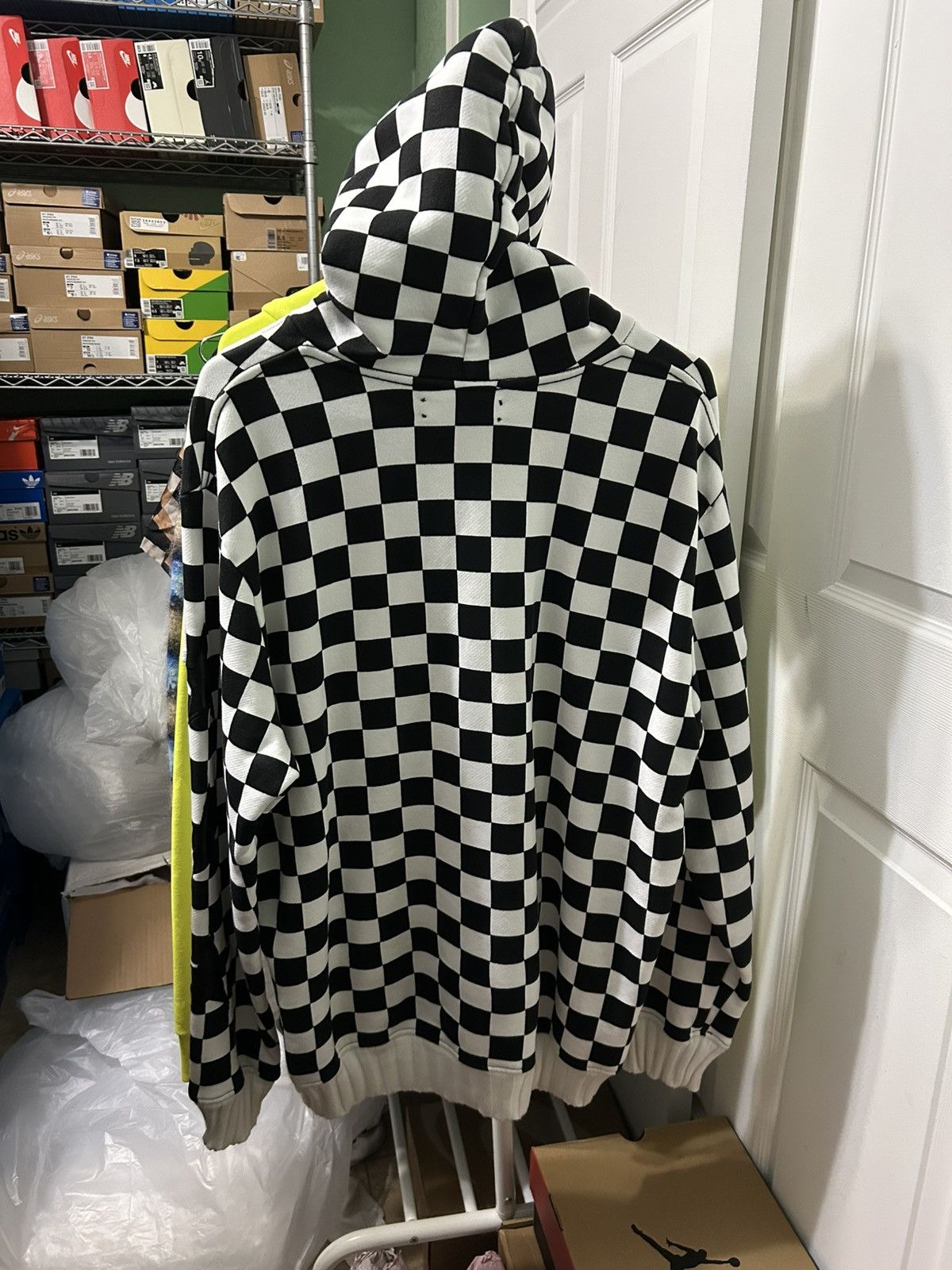 Amiri Amiri Checkerboard Star patch hoodie Size XL Clean!! Size US XL / EU 56 / 4 - 8 Thumbnail