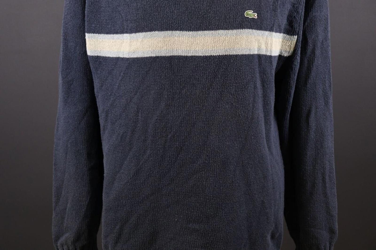 Lacoste Lacoste Blue Linen Knit Vintage Sweater Size 7 / 2XL Size US XXL / EU 58 / 5 - 4 Thumbnail
