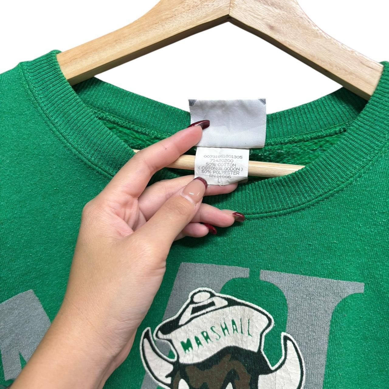 Vintage Vintage Marshall Thundering Herd sweatshirt size: L Size US M / EU 48-50 / 2 - 2 Thumbnail