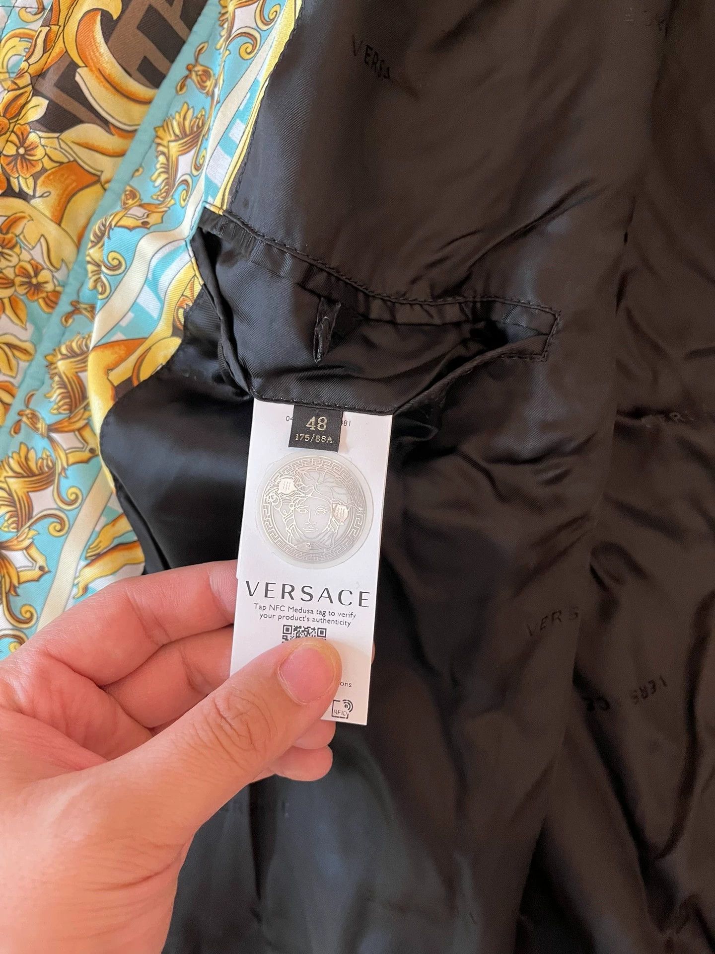 Versace Versace x Fendi Silk FF Jacket 48 New With Tags Size US M / EU 48-50 / 2 - 7 Thumbnail