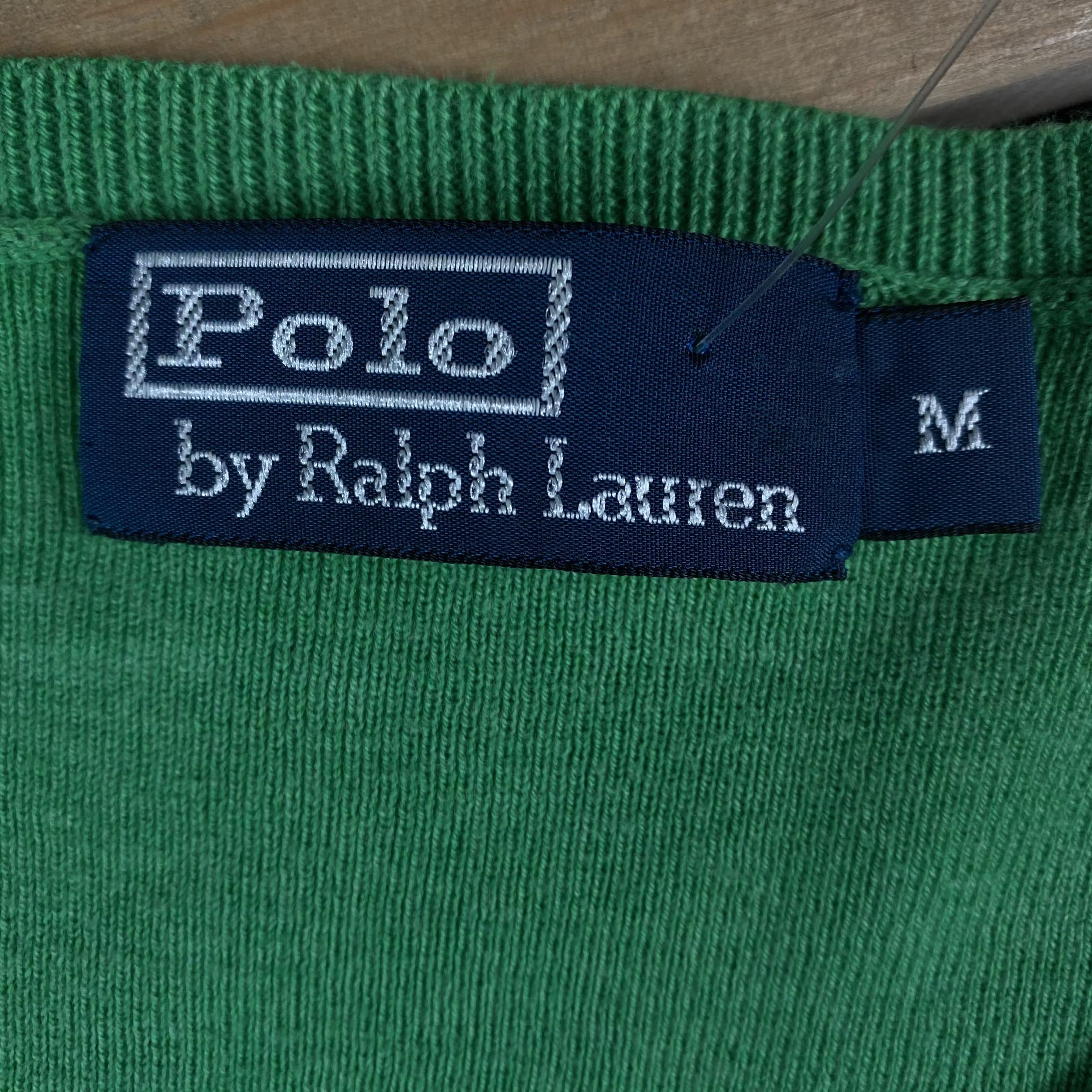 Polo Ralph Lauren × Ralph Lauren × Vintage Mens Jumper Polo Ralph Lauren Vintage Size M V Neck Size US M / EU 48-50 / 2 - 4 Thumbnail