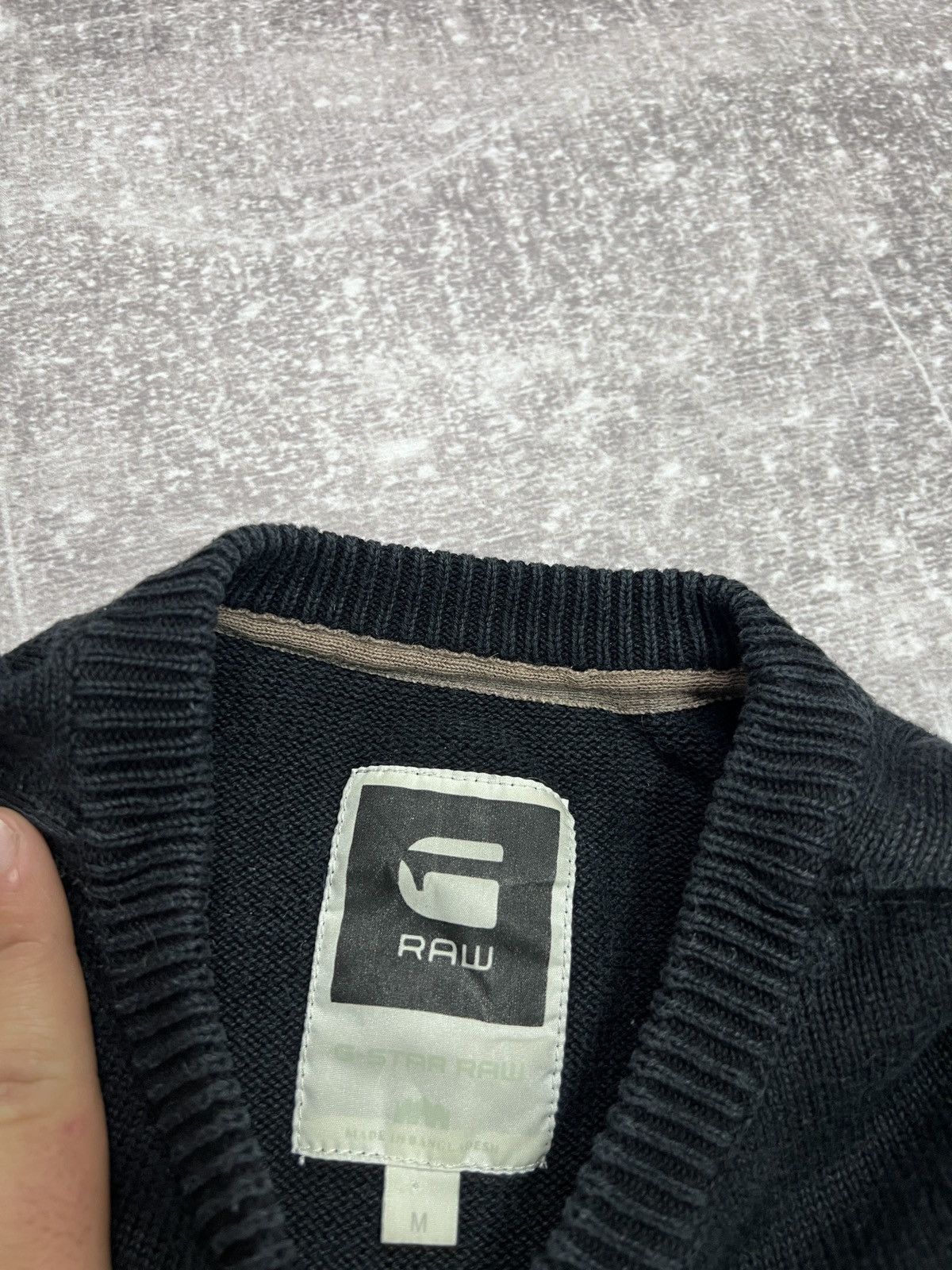 G-Star Vintage G Star Raw Sweater Big Logo Y2K Size US M / EU 48-50 / 2 - 5 Thumbnail