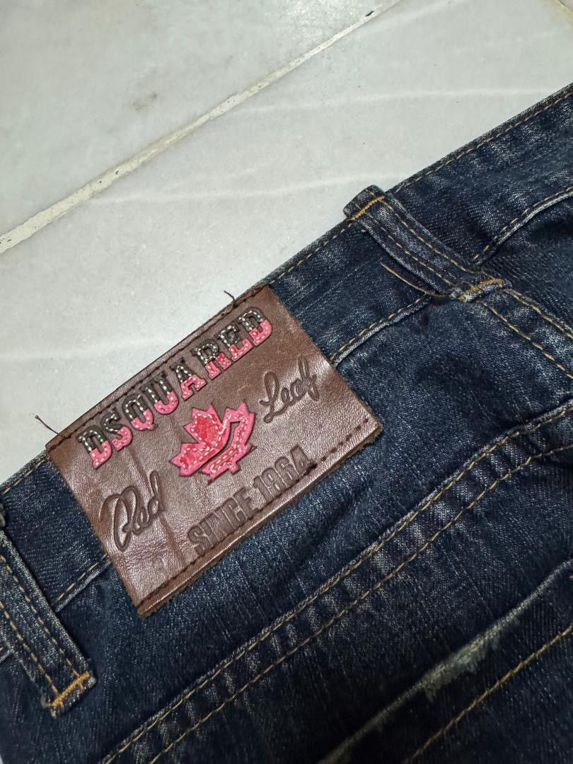 Japanese Brand 💥DSQUARED INSPIRED RUSTY MUDWASH DARK DENIM JEANS Size US 29 - 20 Thumbnail